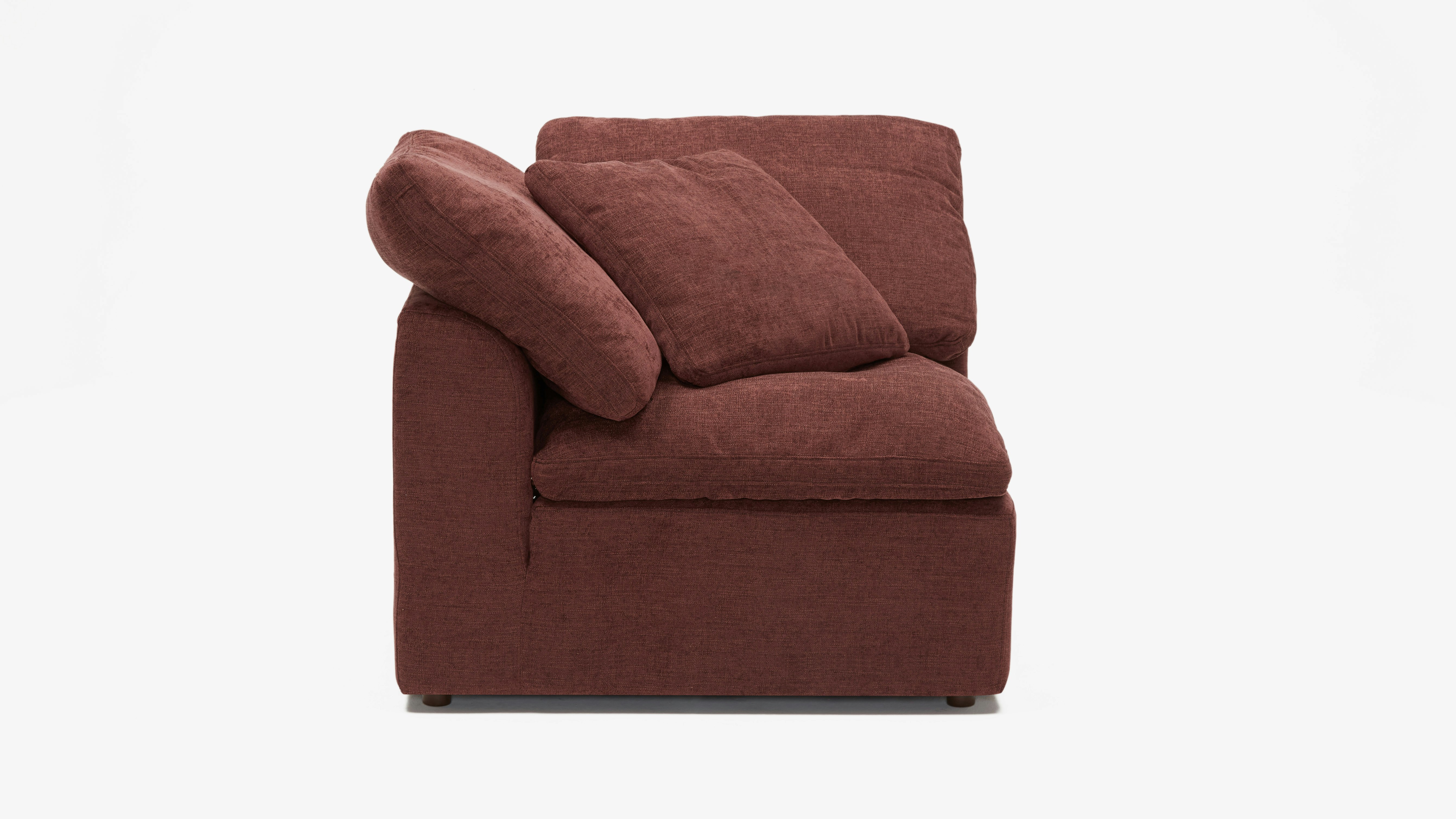 Bryant Corner Chair Milo Burgundy