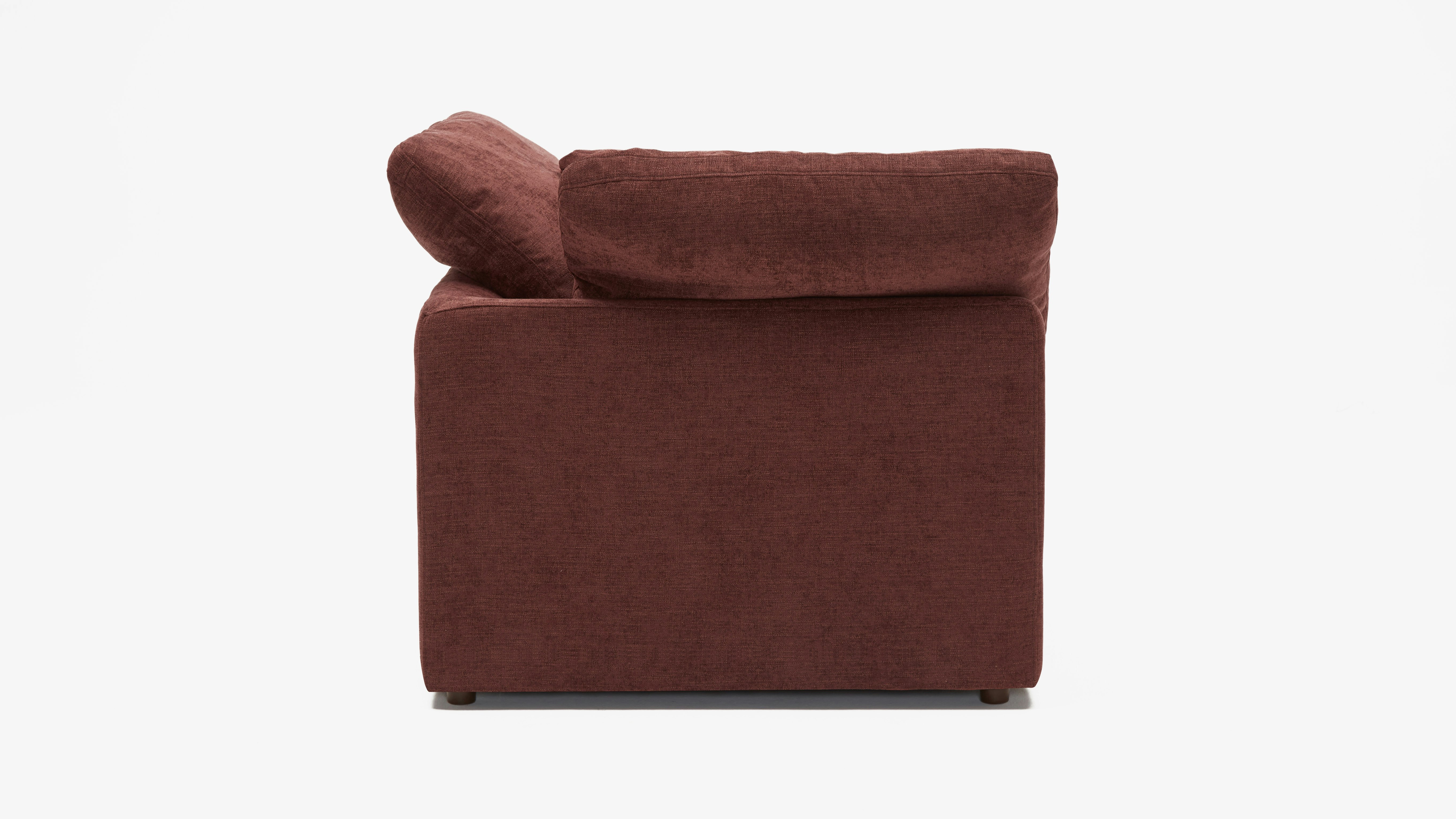 Bryant Corner Chair Milo Burgundy