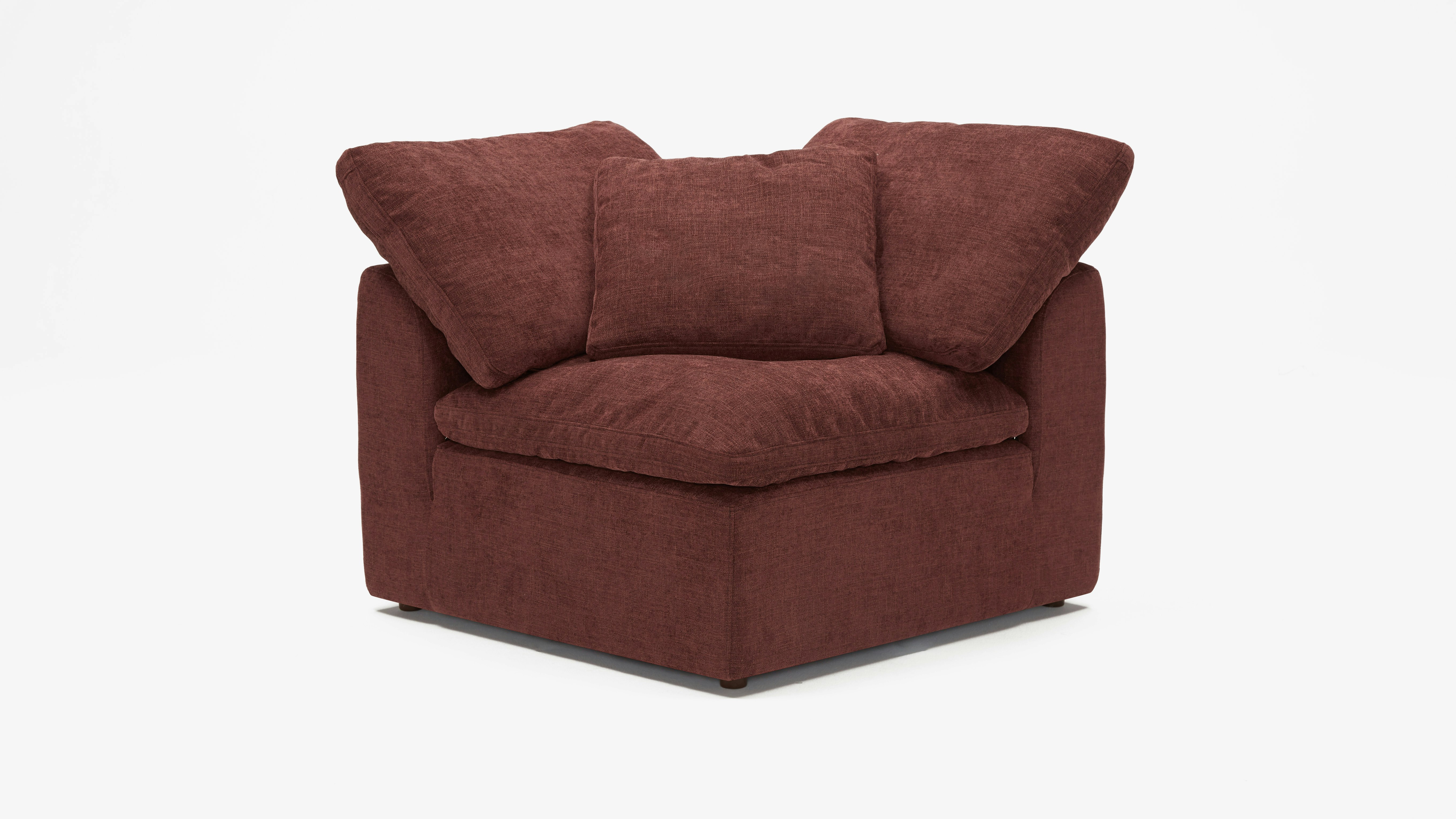 Bryant Corner Chair Milo Burgundy
