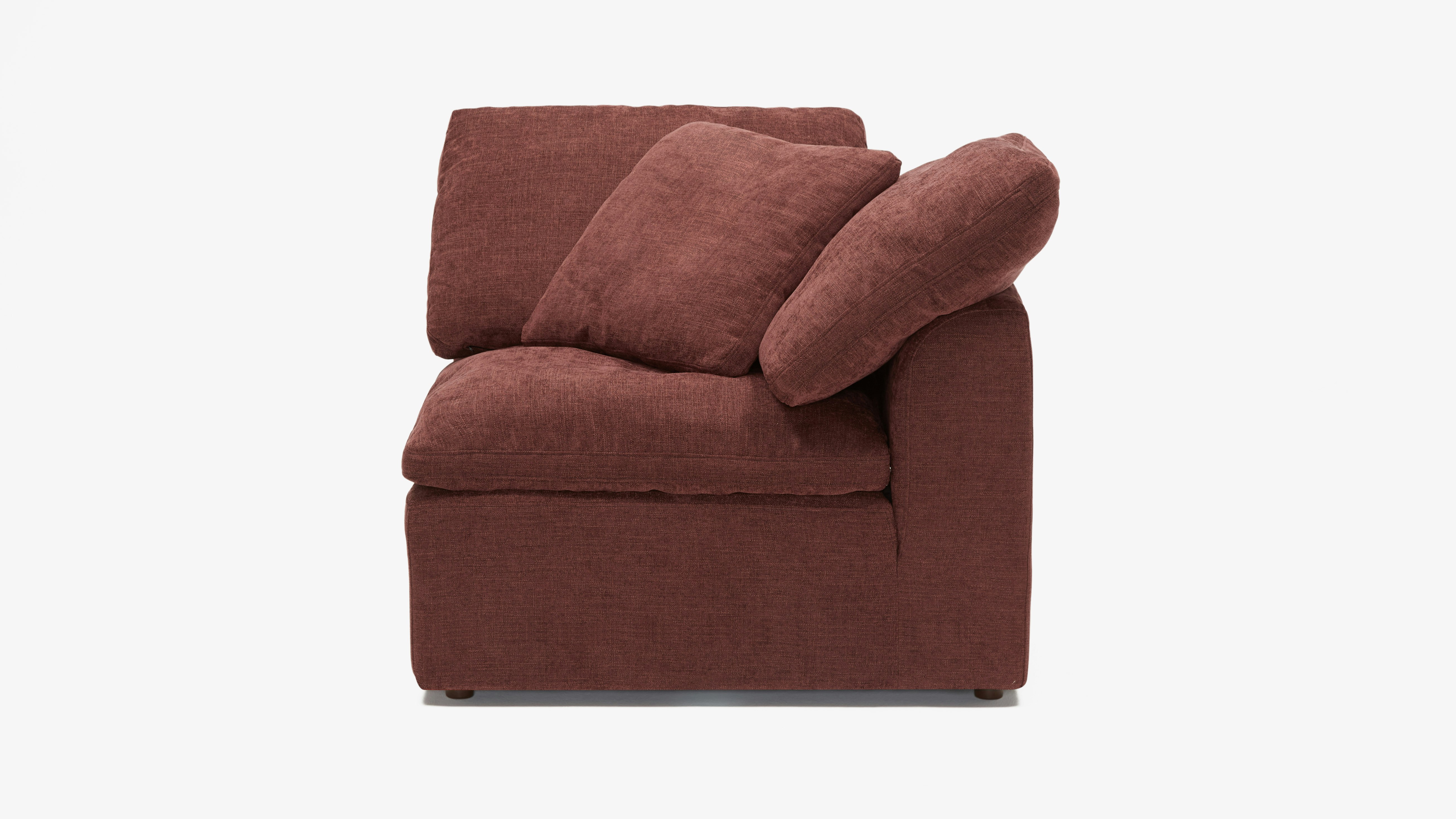 Bryant Corner Chair Milo Burgundy