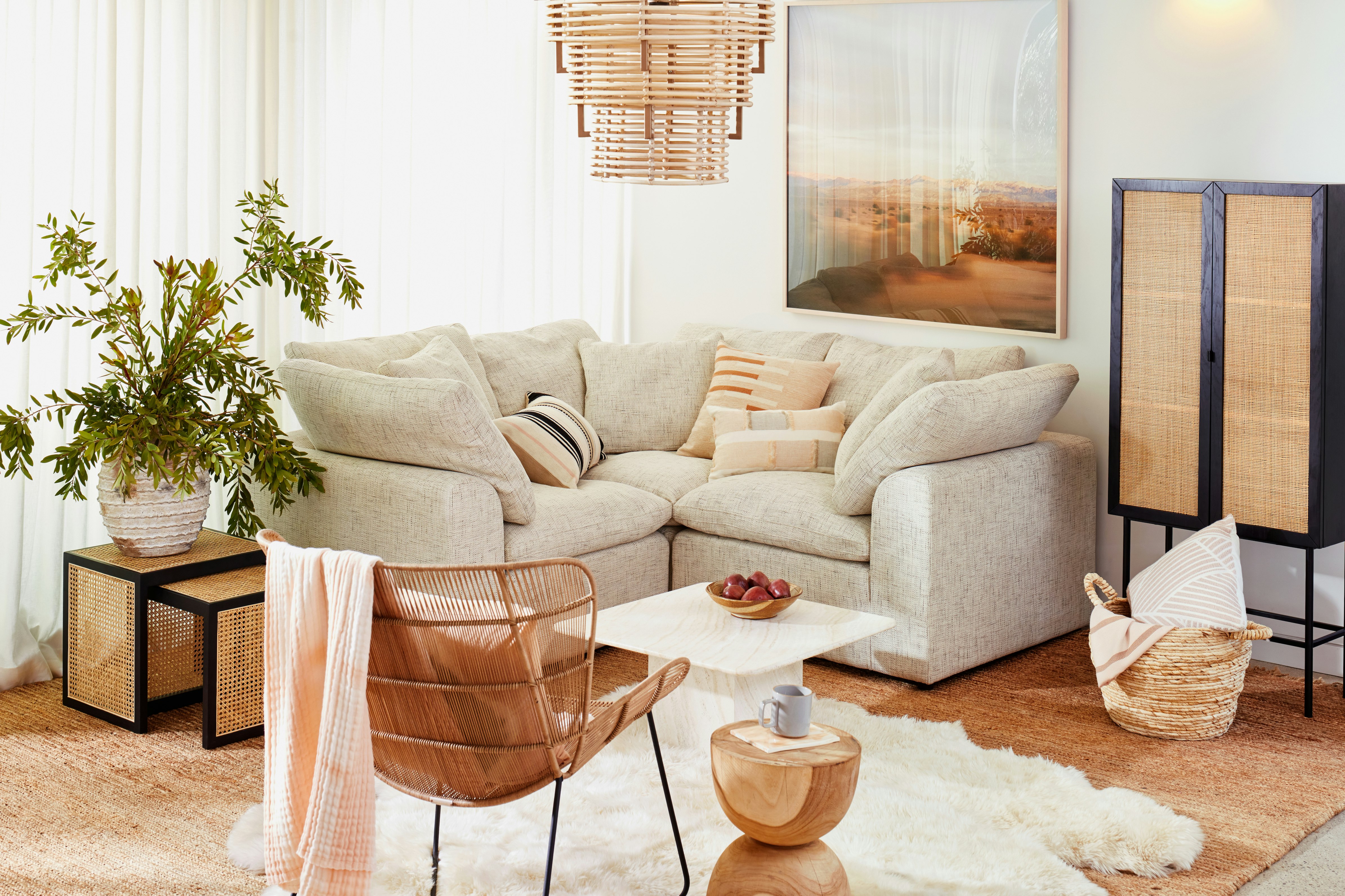 Bryant corner sectional nico oyster