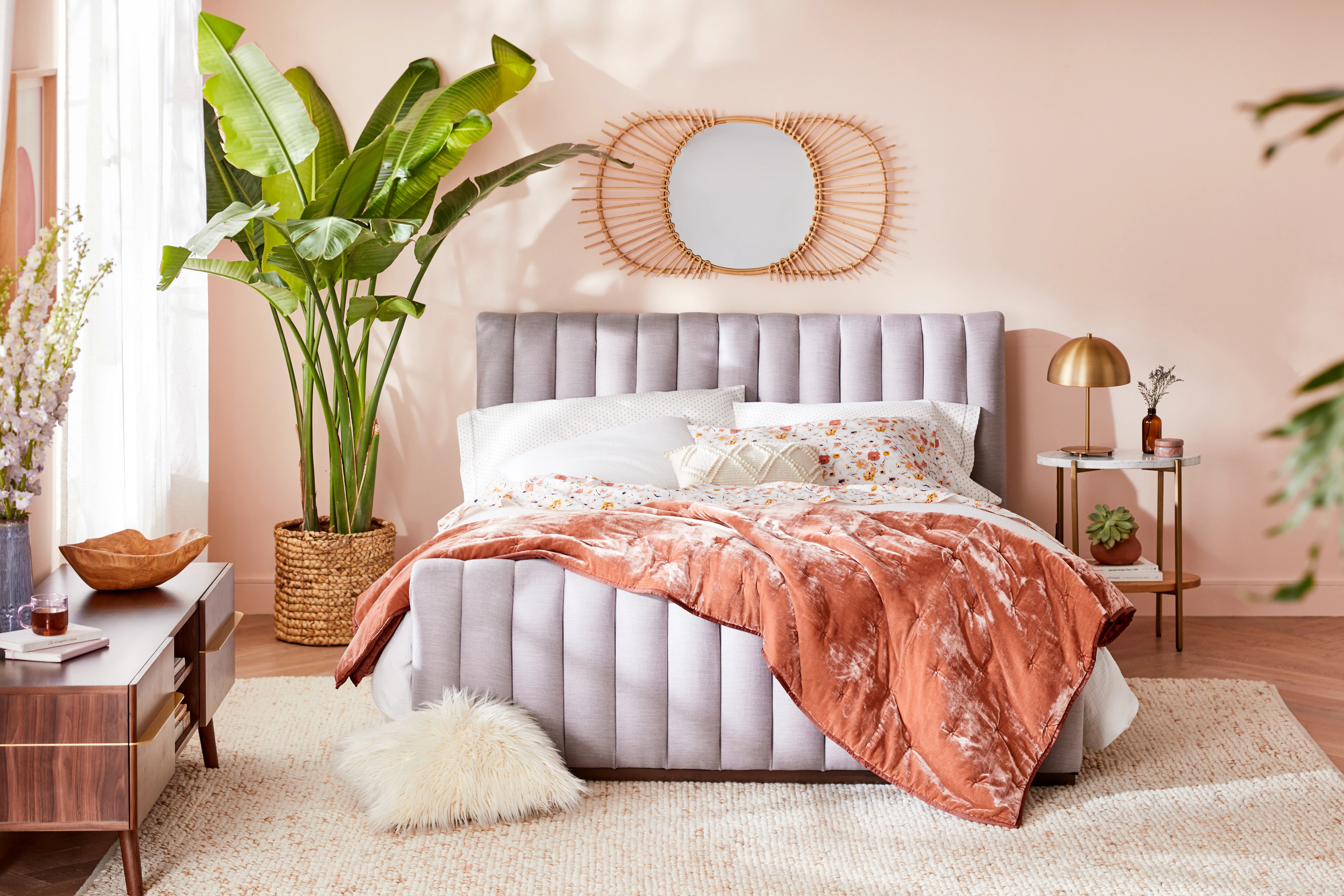 Camilla bed sunbrella wisteria