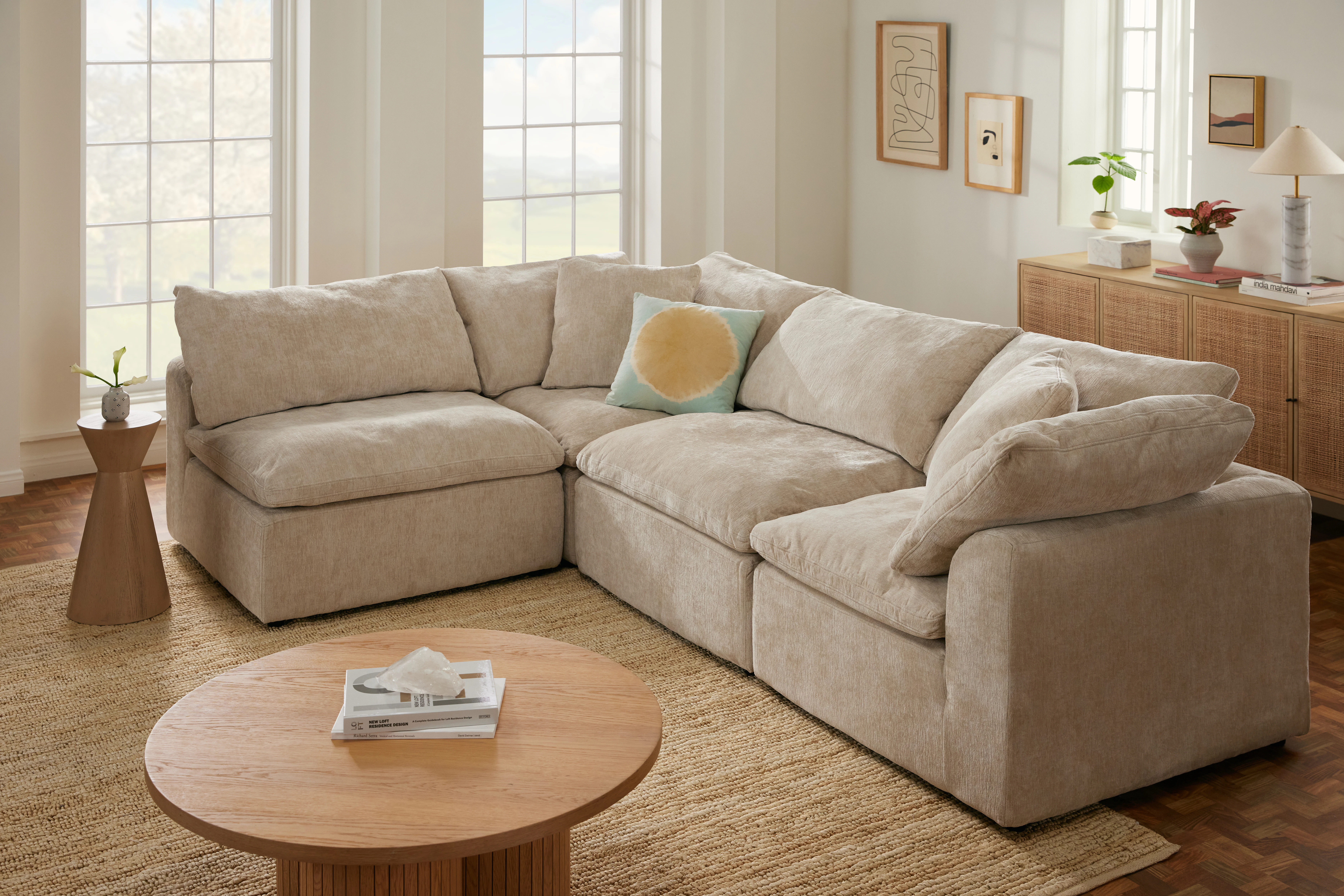 Bryant Sofa Sectional Crave Irish Cream