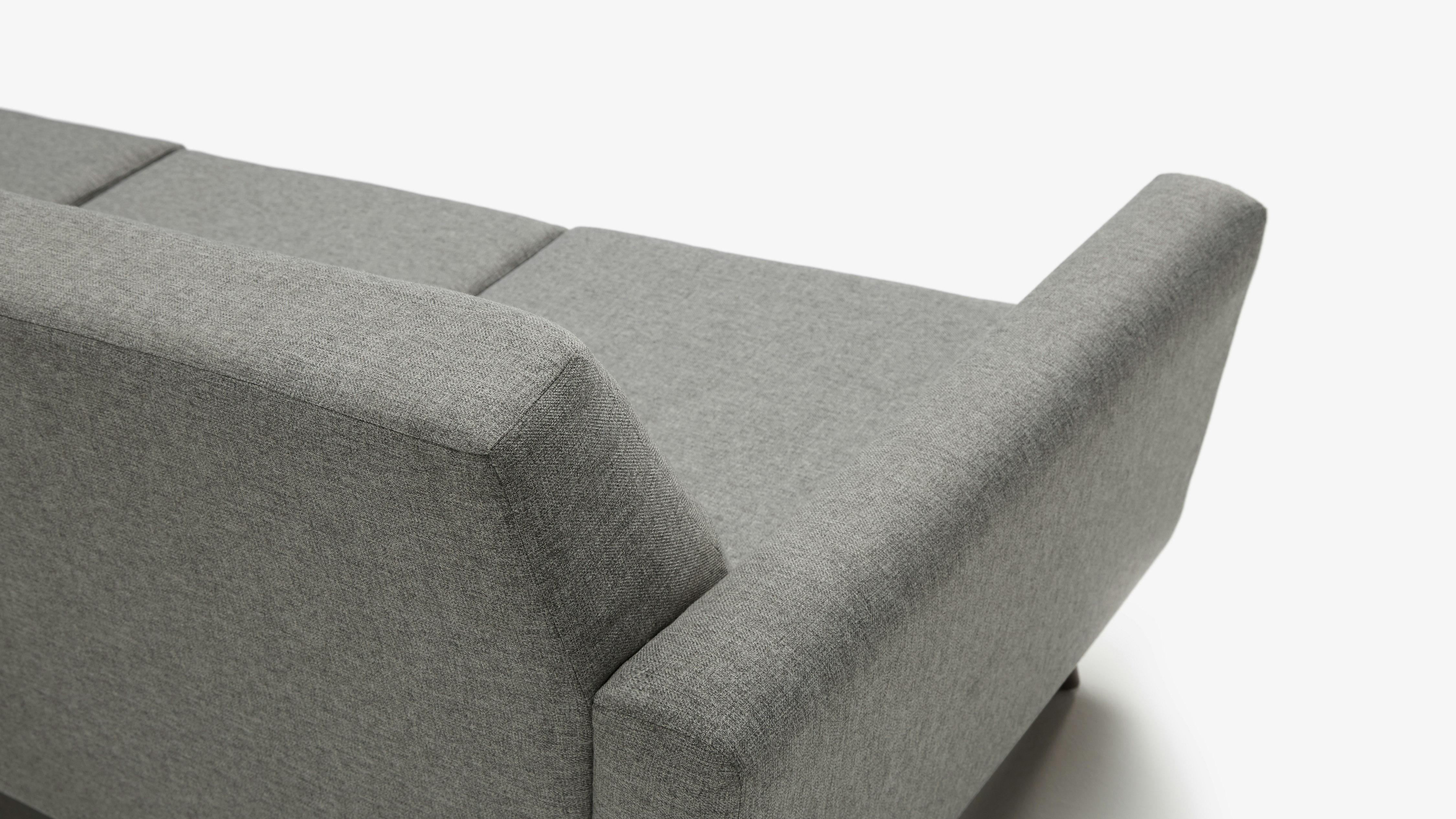 Hughes Grand Sofa Taylor Felt Grey