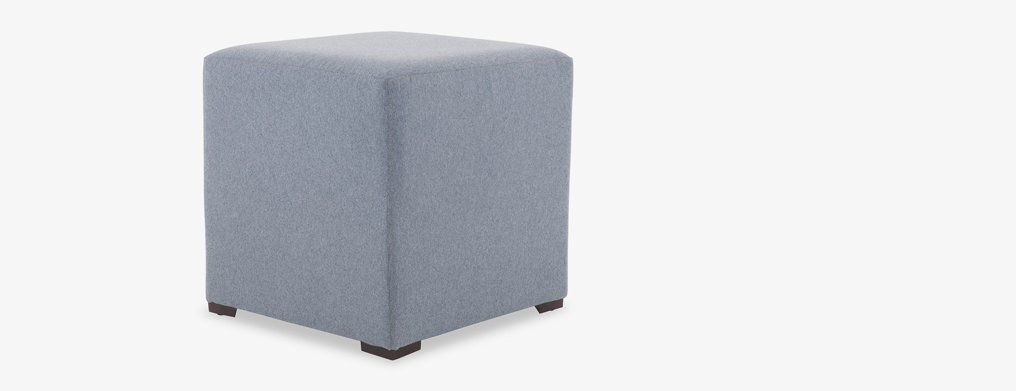Cort Cube Ottoman Joybird - Shown In Dawson Slate Fabric cort cube ottoman joybird - shown in dawson slate fabric