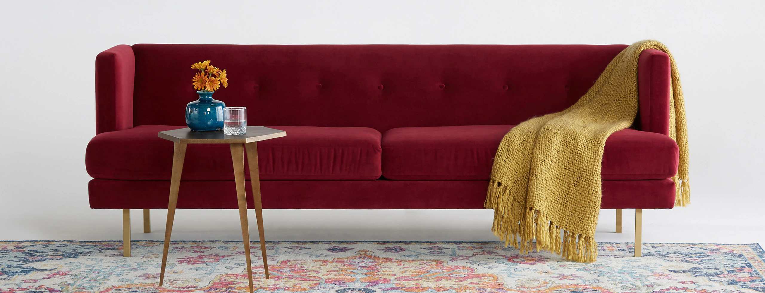 Ellington Sofa Bella Merlot