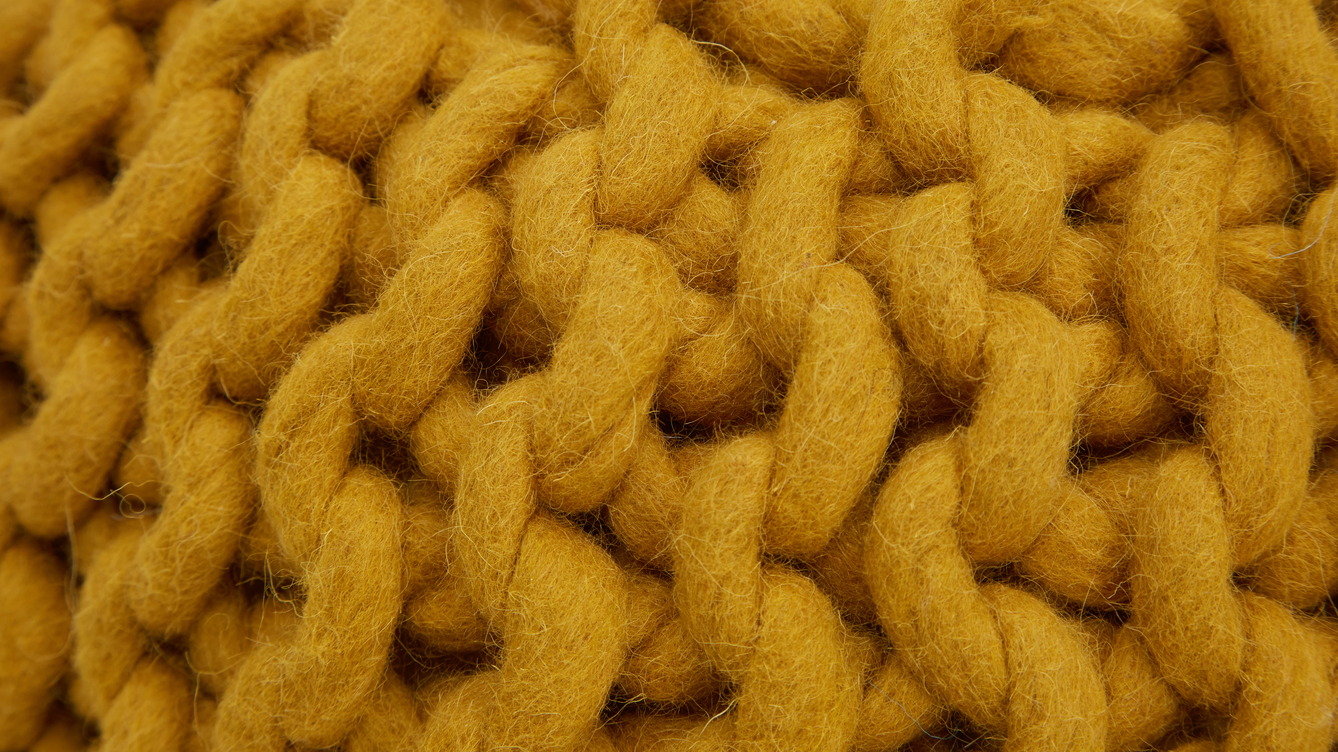 Riley Mustard Yellow Pouf