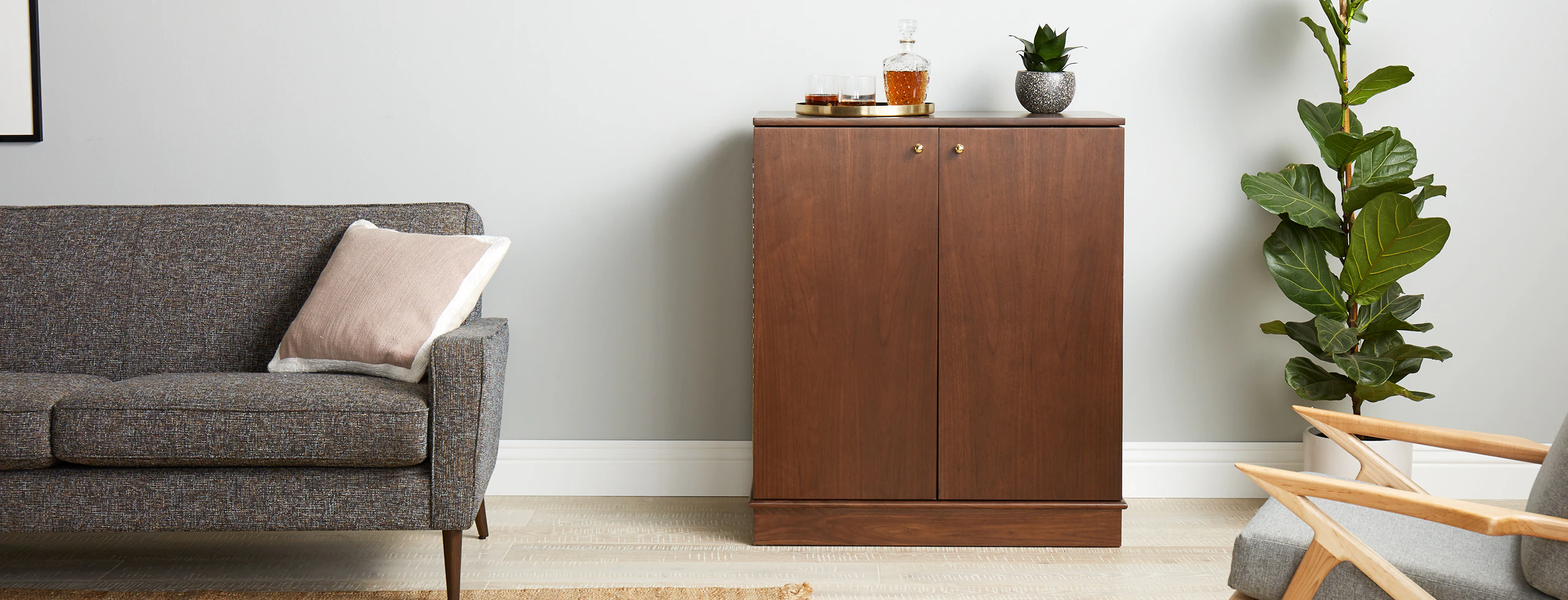 Becker Bar Cabinet Flip