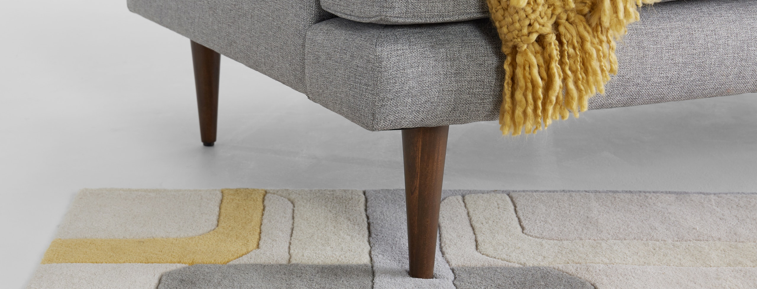 Preston sofa taylor felt grey lastudio hero