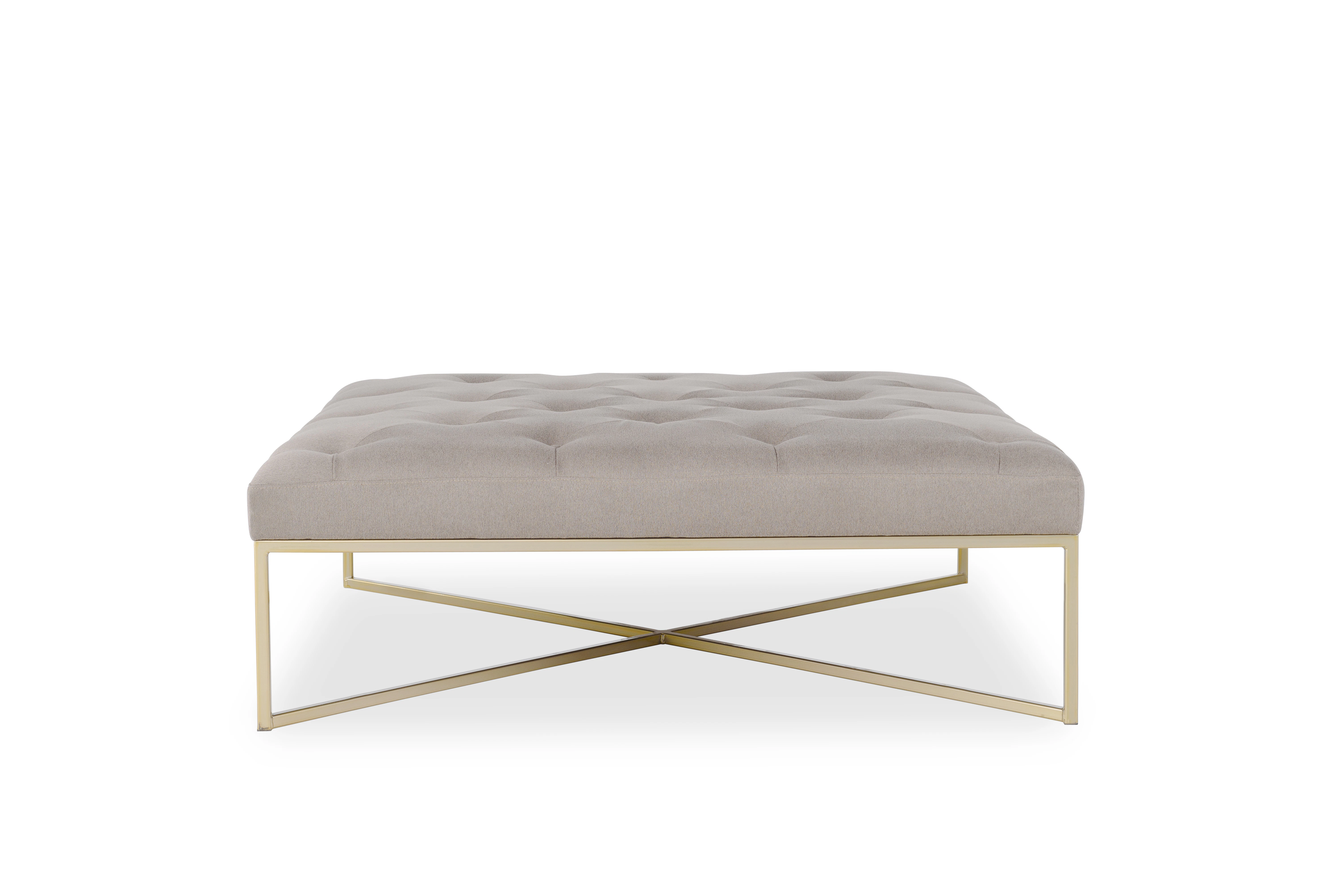 Finley Square Ottoman Dawson Brindle