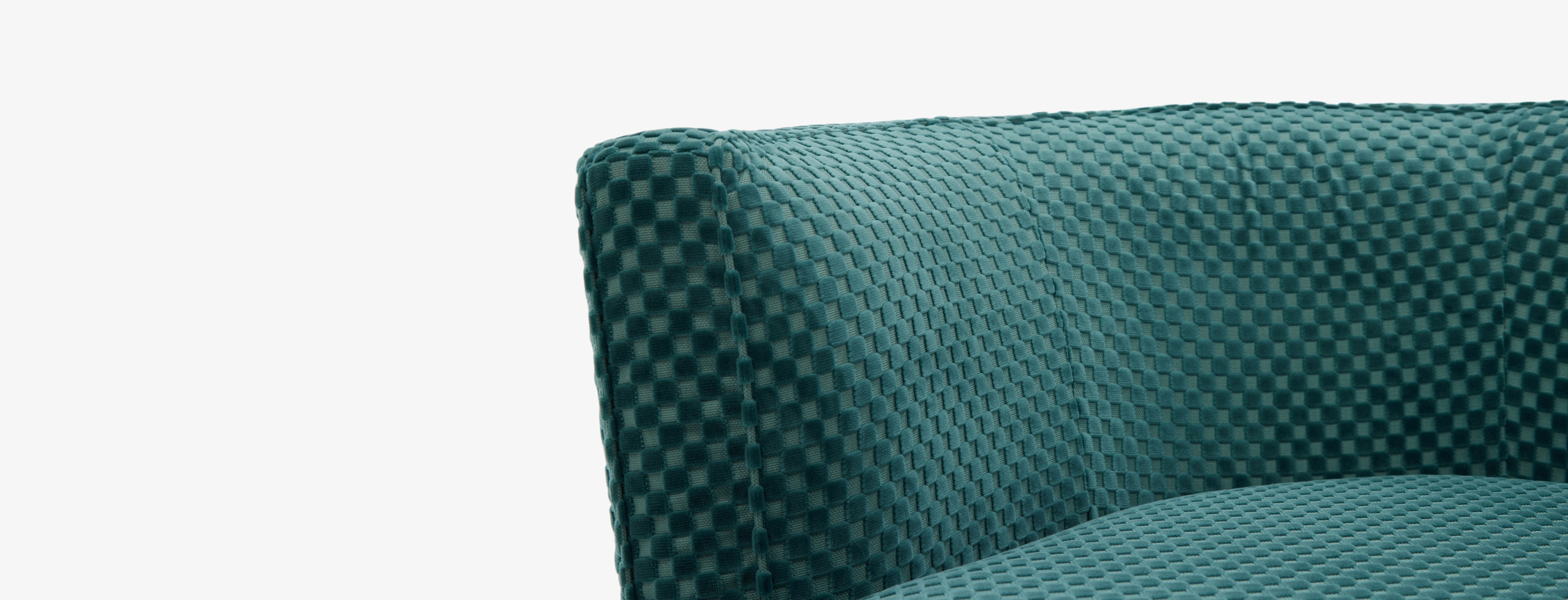 Carly Swivel Chair Checker Tapestry