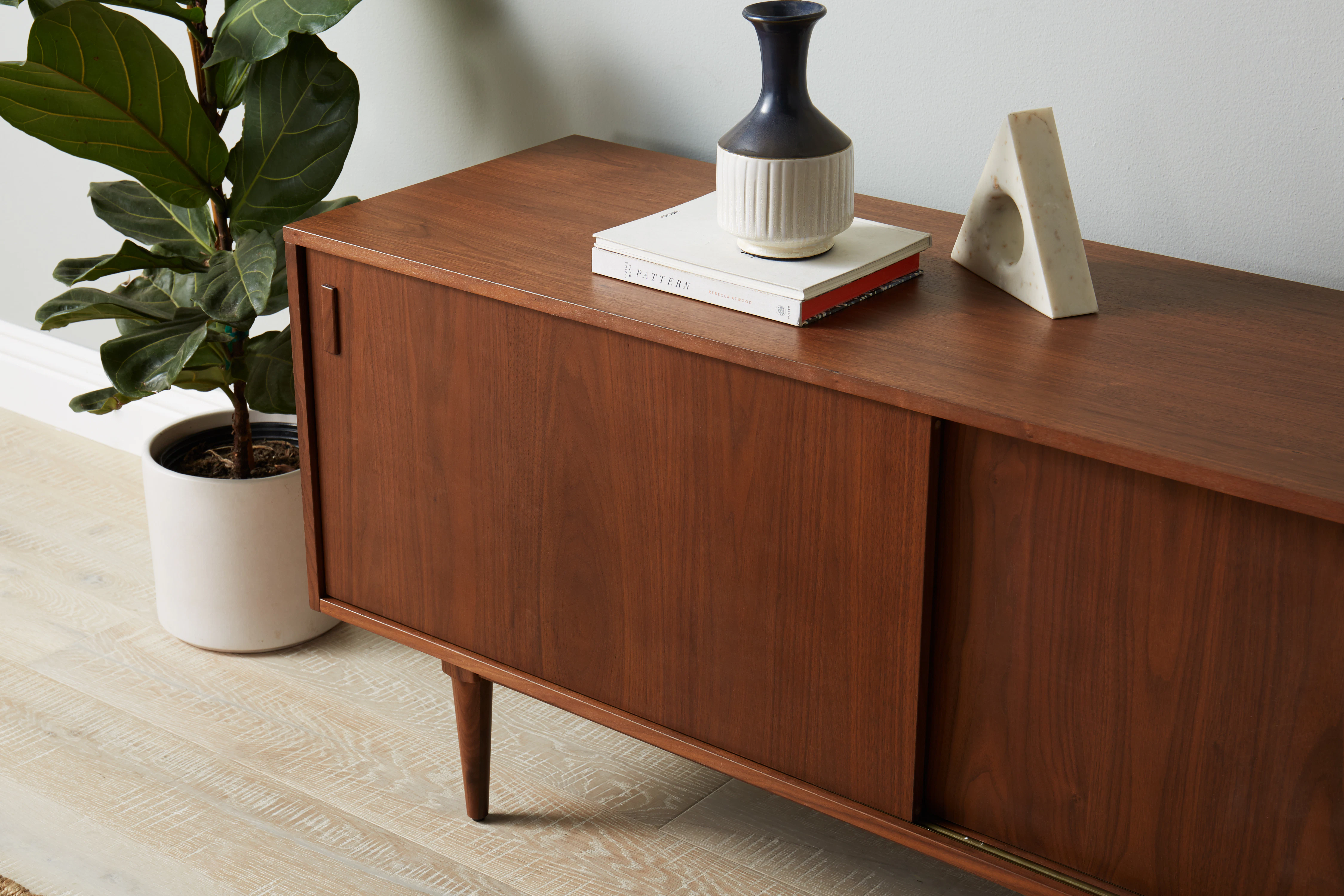 Simic Media Console Walnut