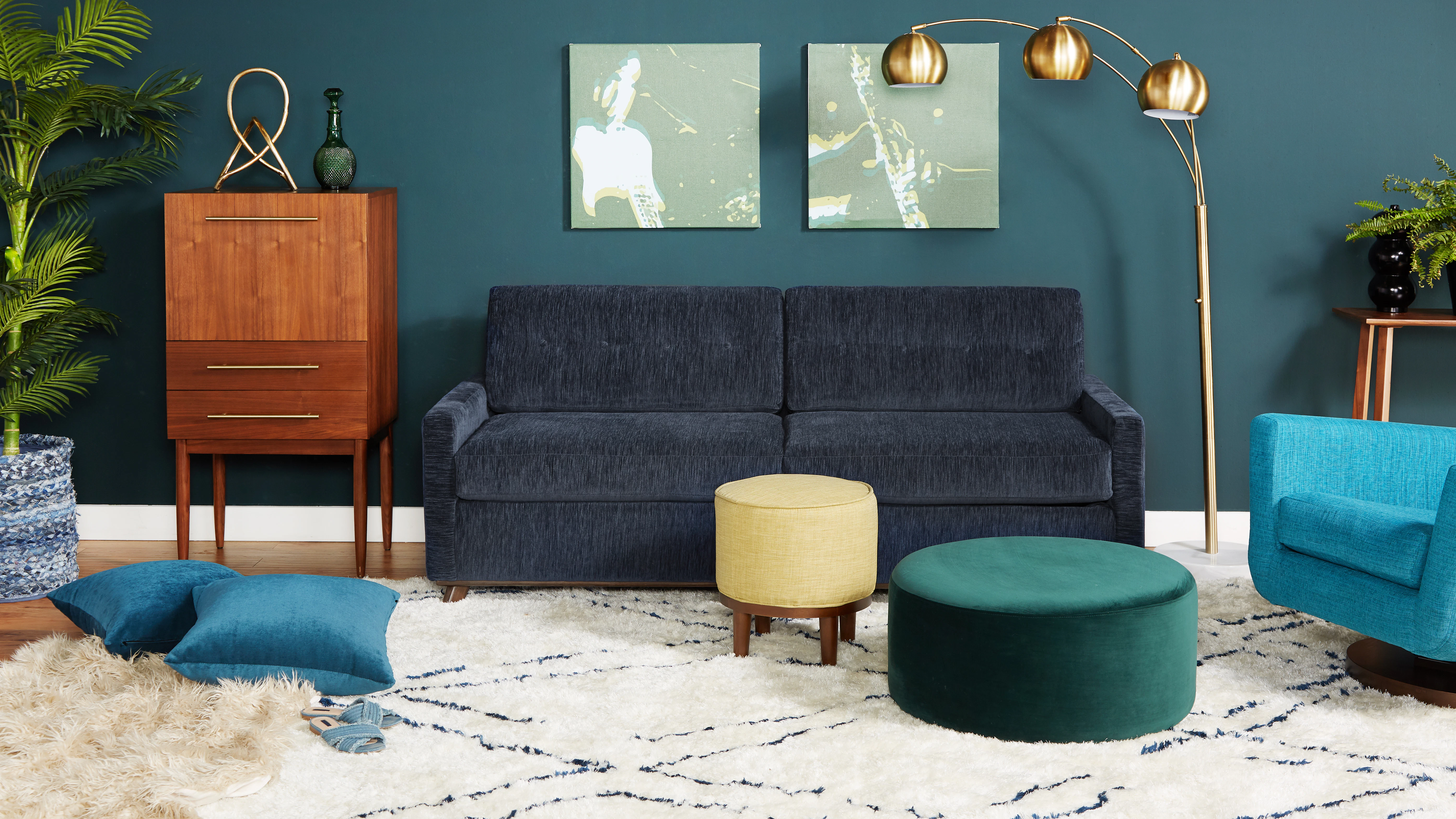 Hopson Sleeper Sofa Bentley Indigo