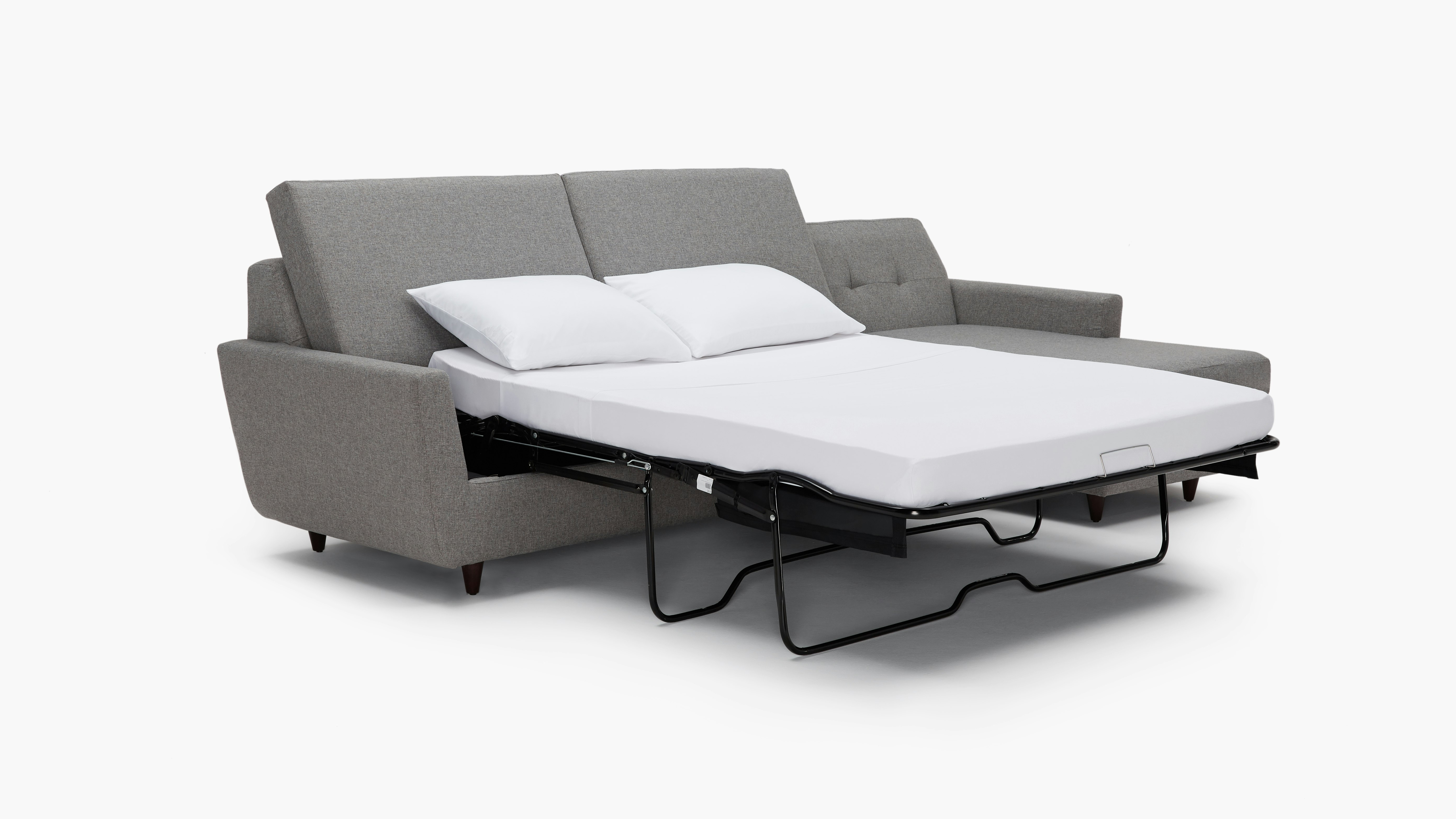 Hughes Sleeper Sectional Taylor Felt Grey