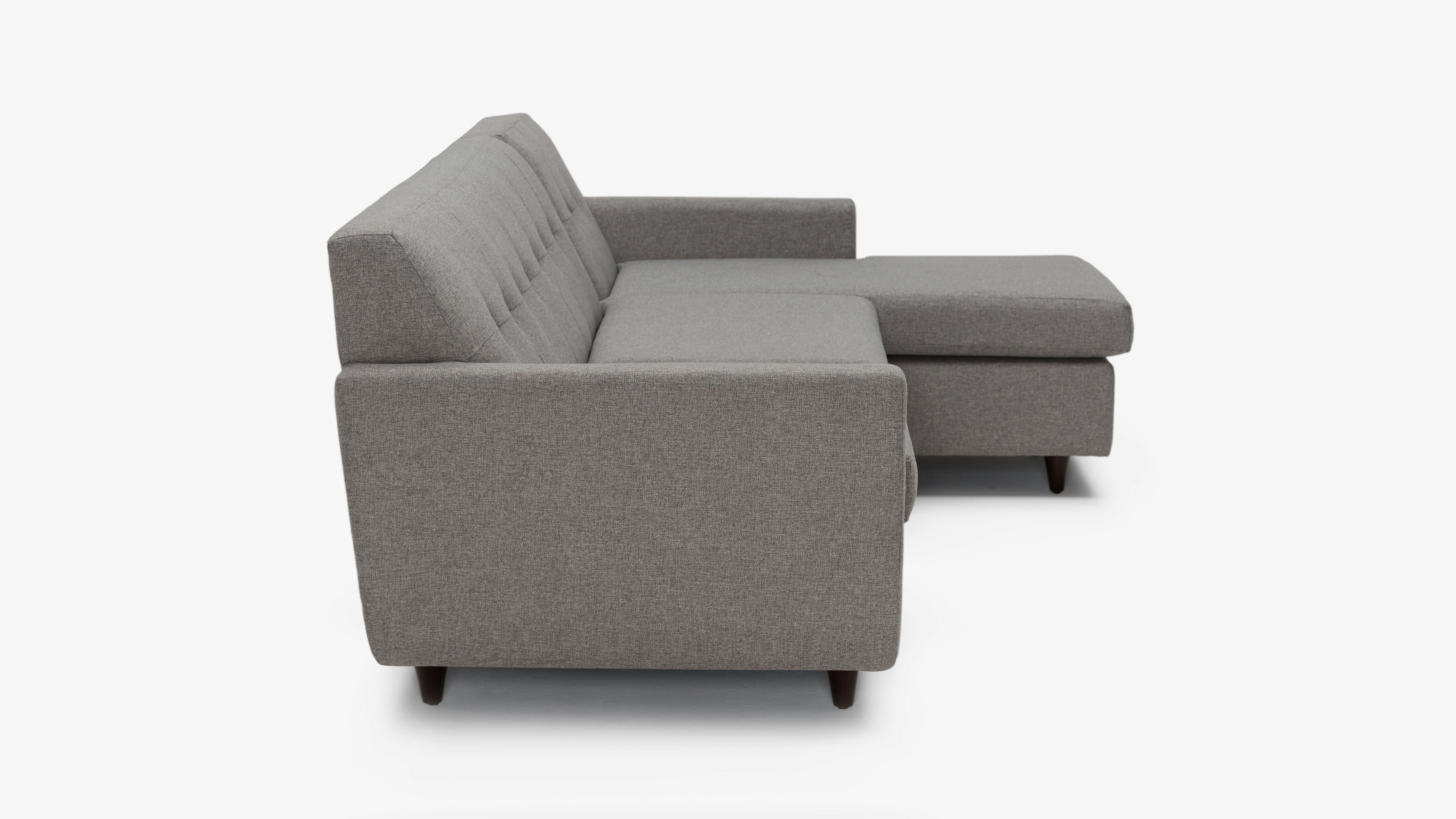 Hughes Sleeper Sectional Taylor Felt Grey
