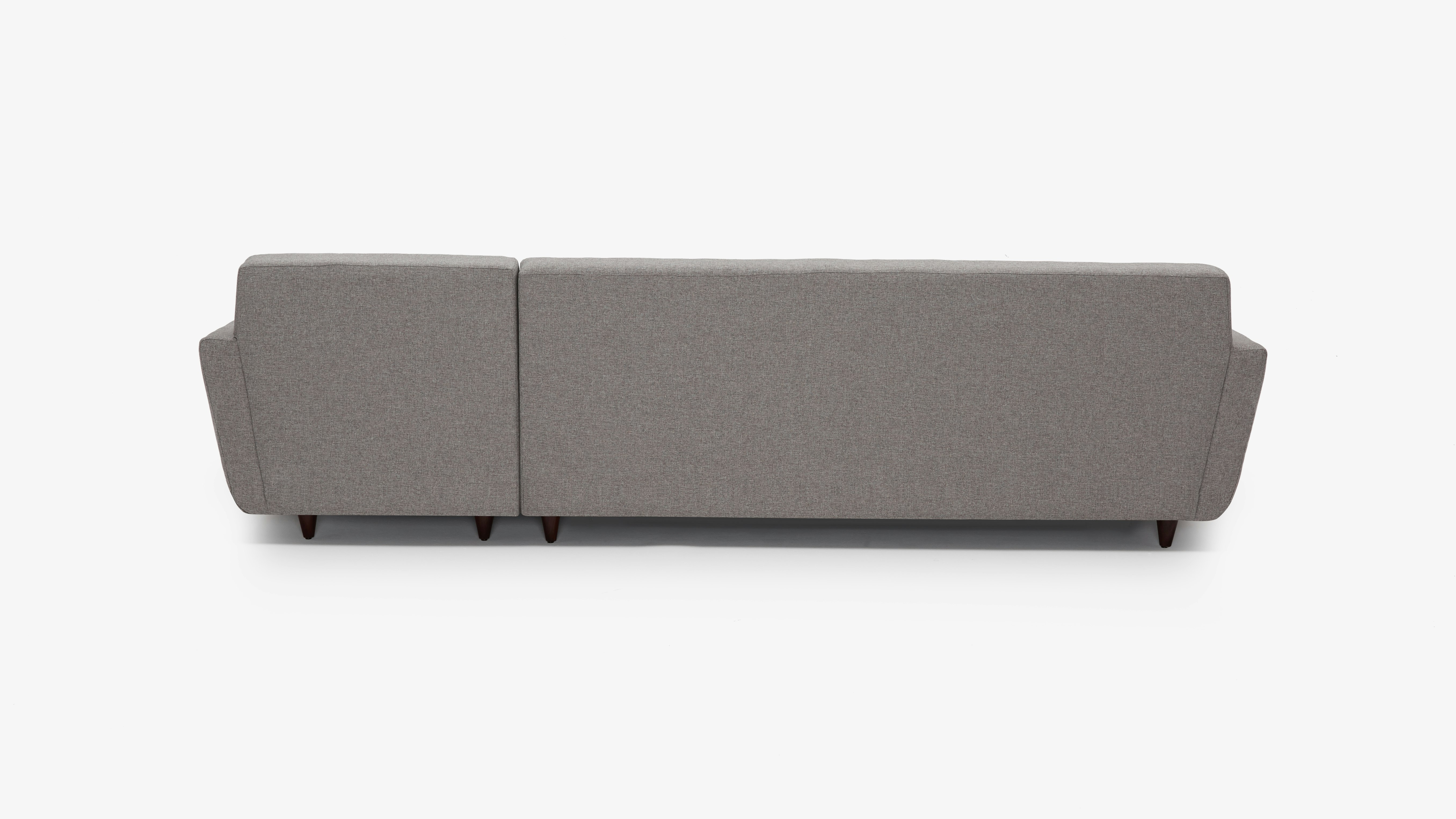 Hughes Sleeper Sectional Taylor Felt Grey