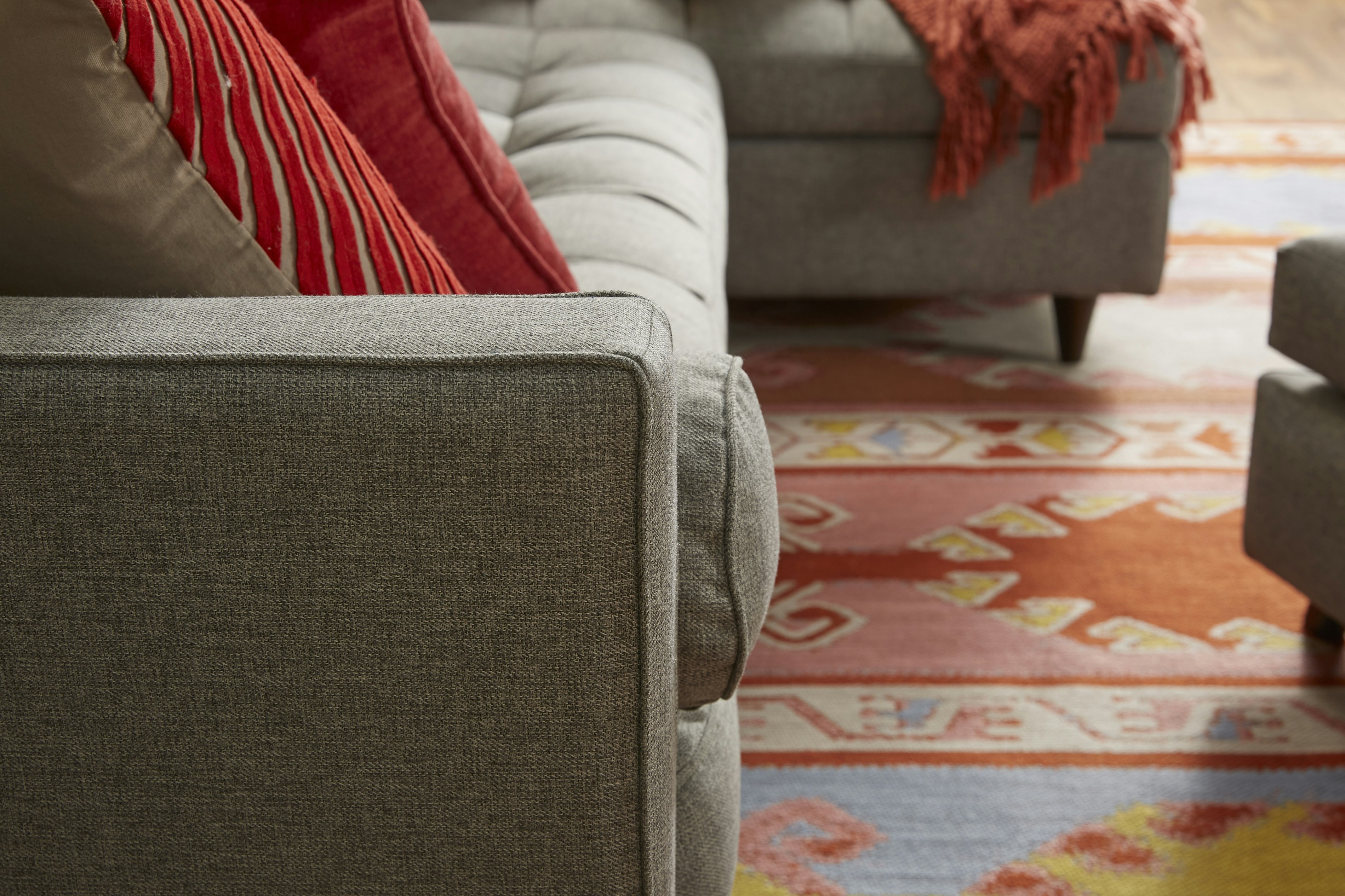 Briar Sleeper Sectional Taylor Felt Grey