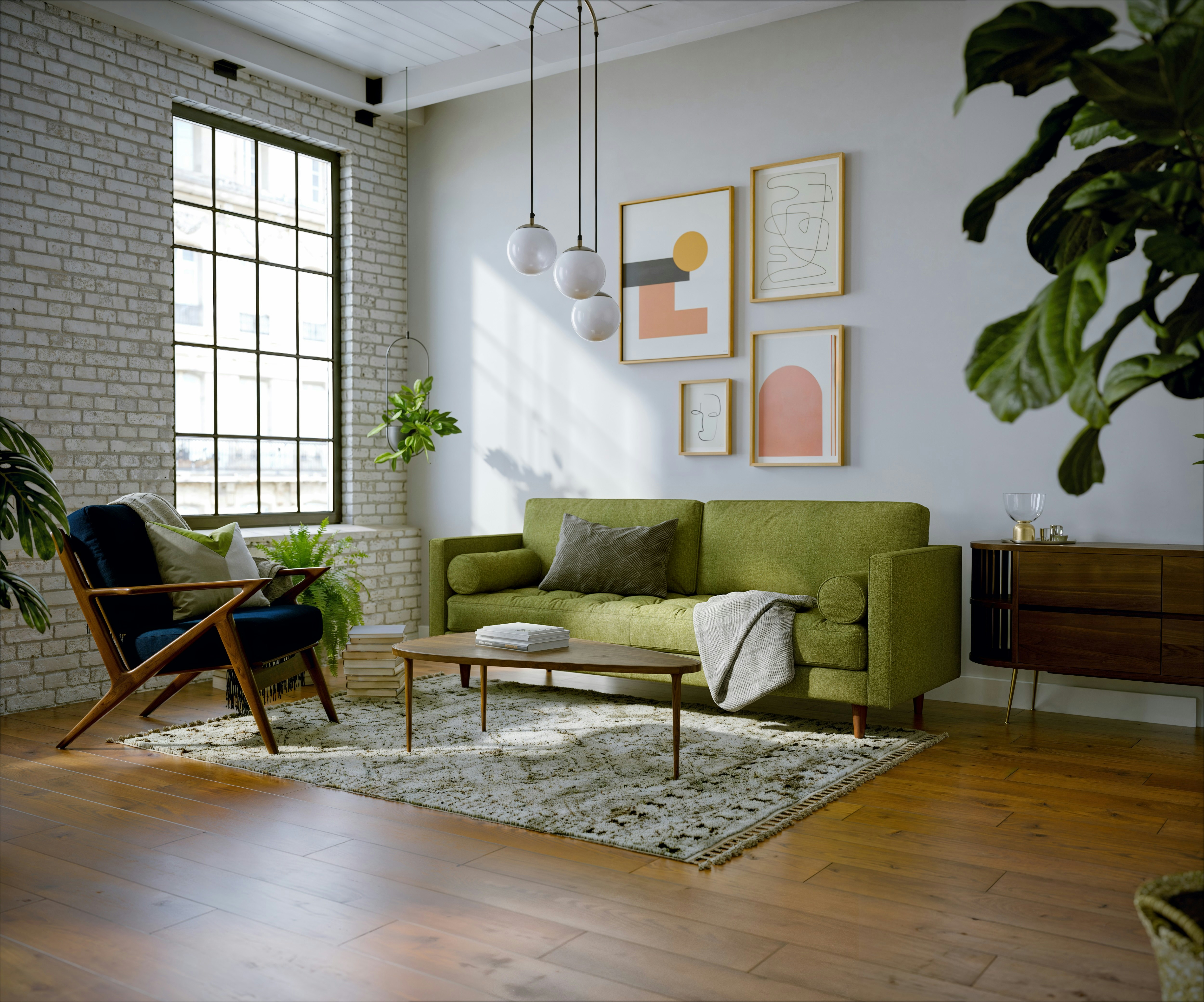 Briar Sofa Faithful Olive