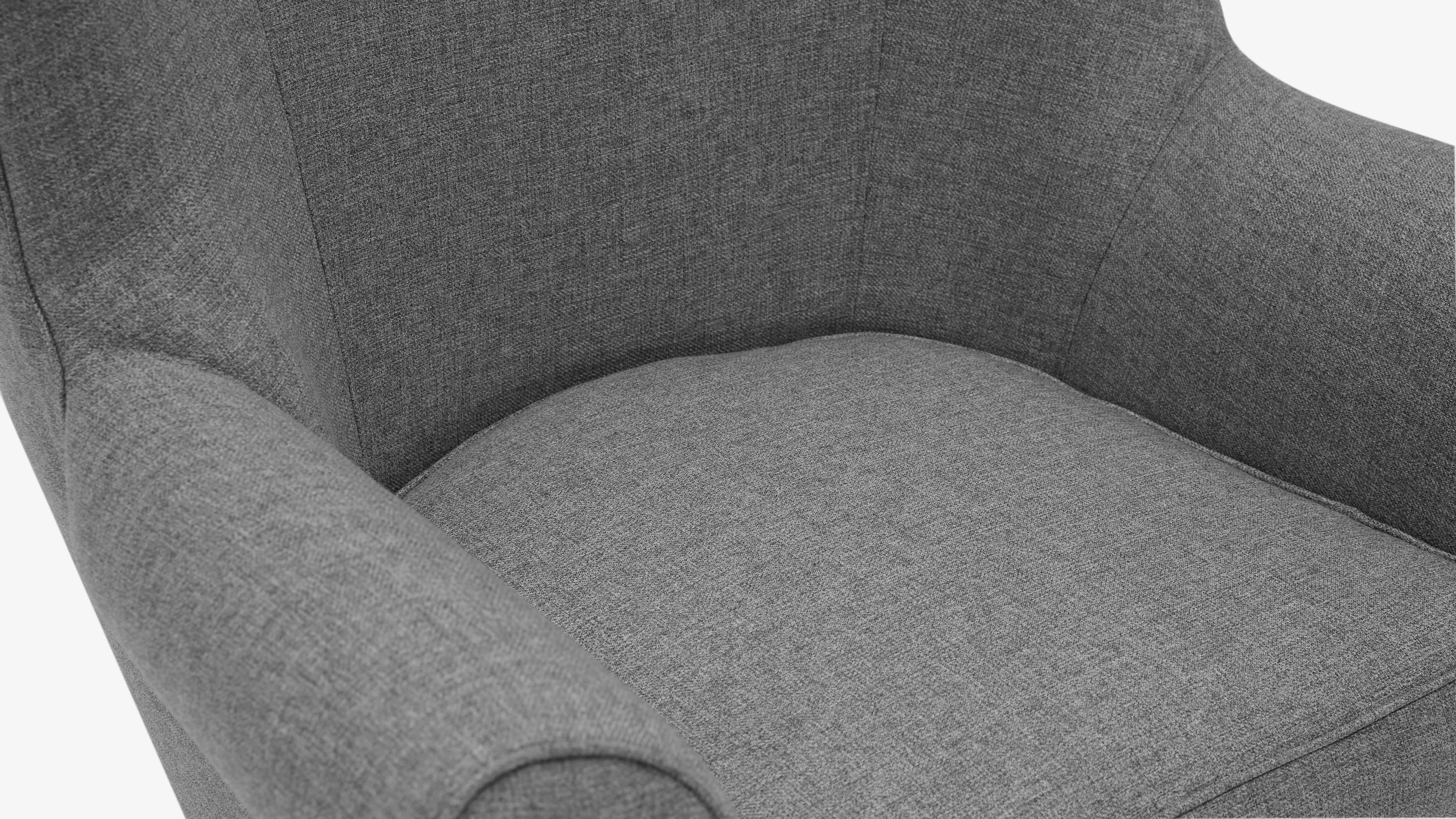 Ellsworth Wing Chair Taylor Felt Grey