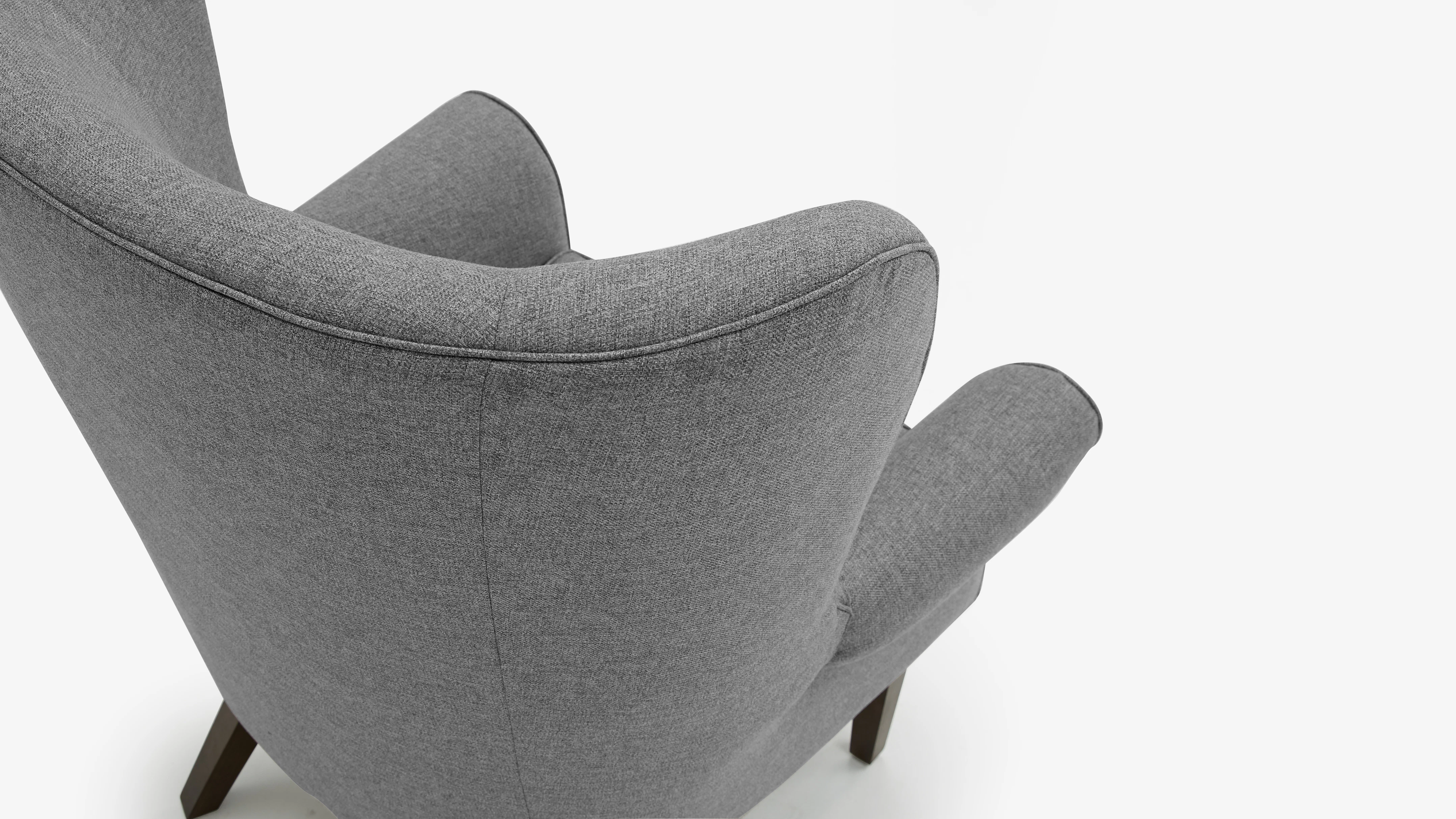 Ellsworth Wing Chair Taylor Felt Grey