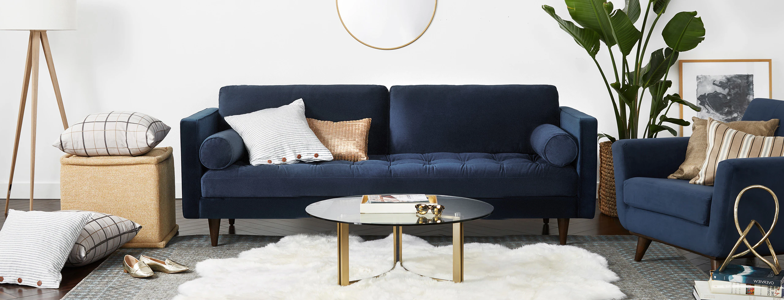 Briar Sofa Royale Cobalt Flip
