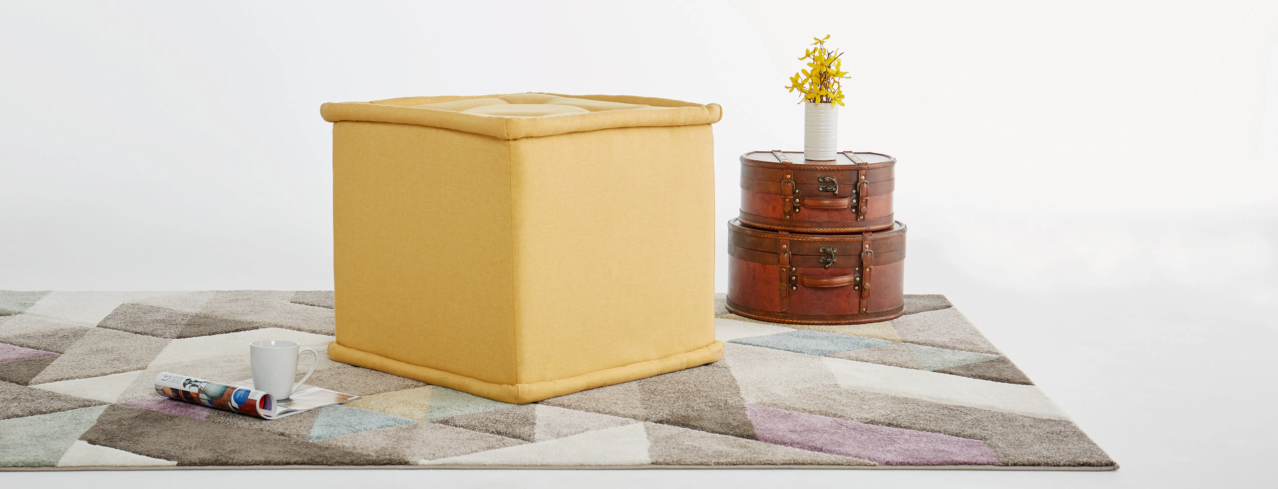 Caldwell cube ottoman taylor golden lastudio hero