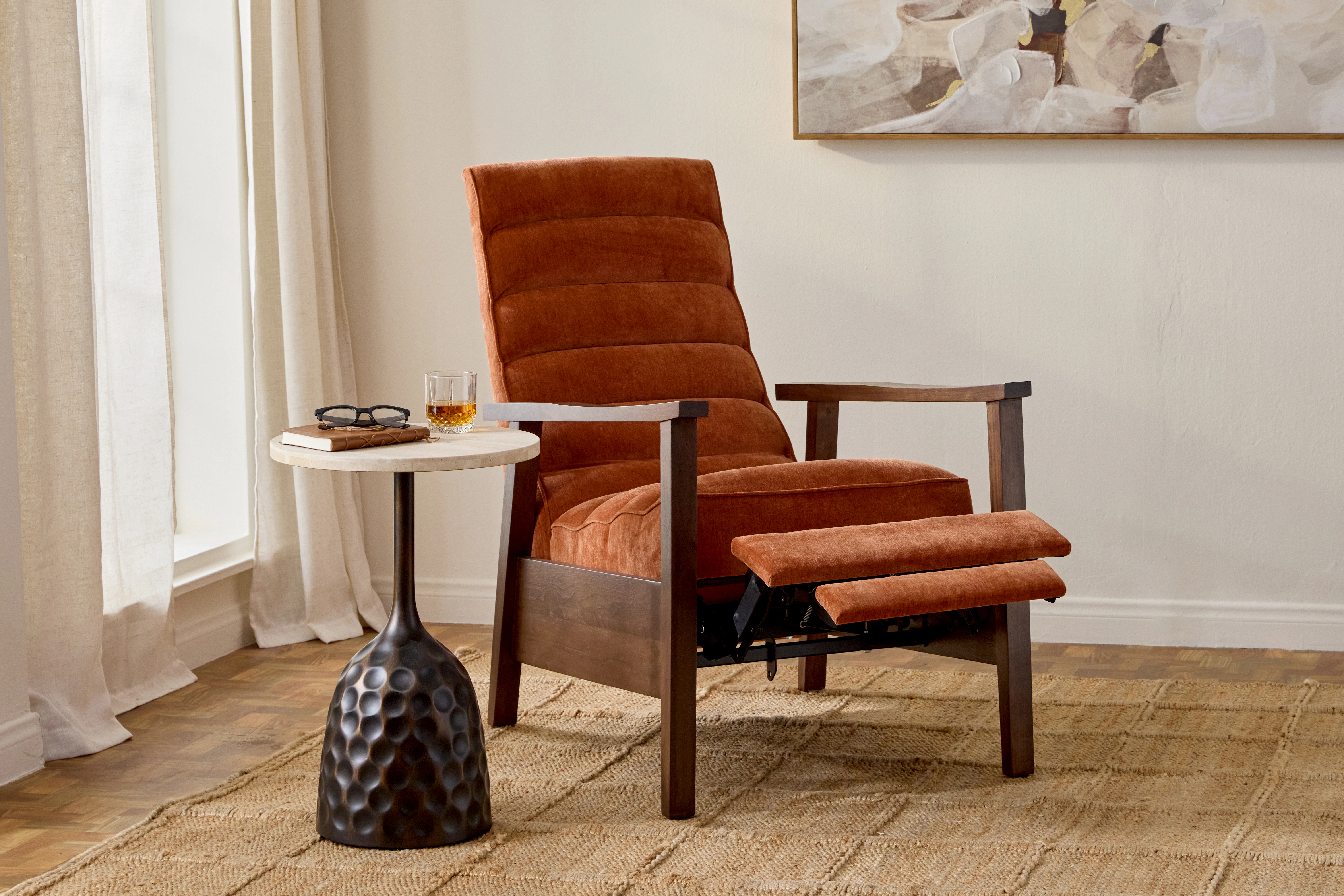 Langham Recliner Harper Cinnamon