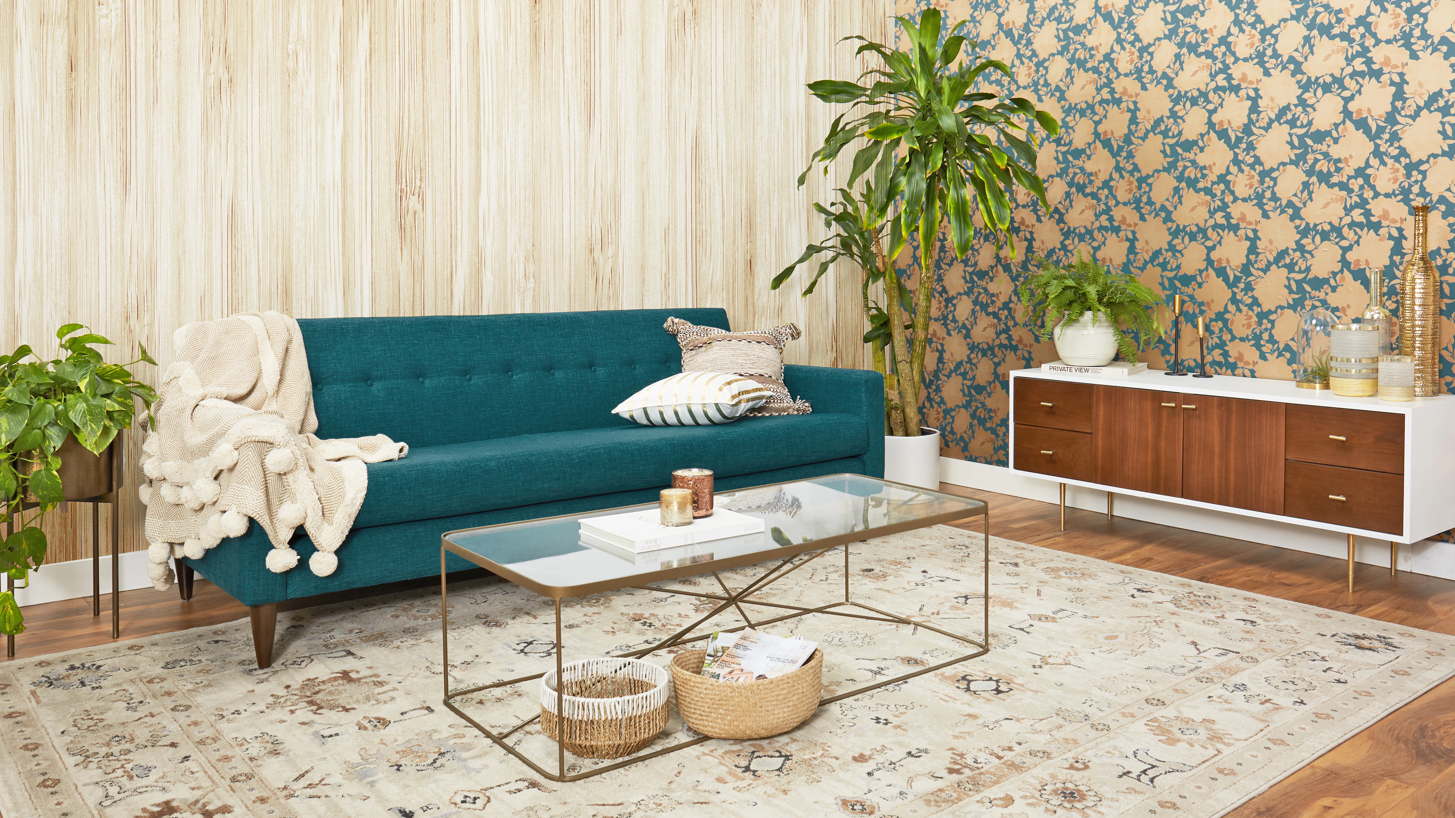 Hero Korver Sofa Key Largo Zenith Teal