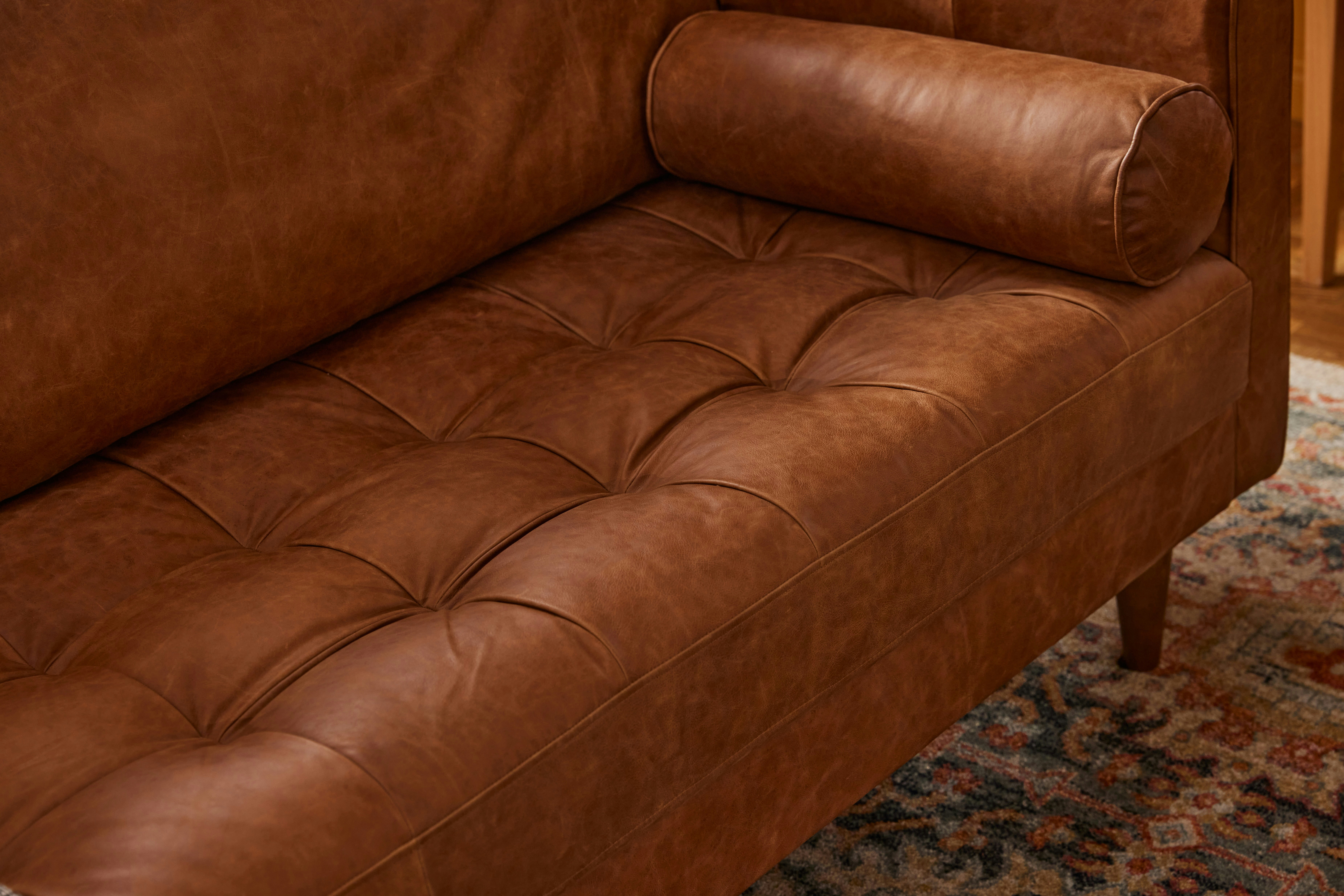 Briar Leather Sofa Santiago Ale