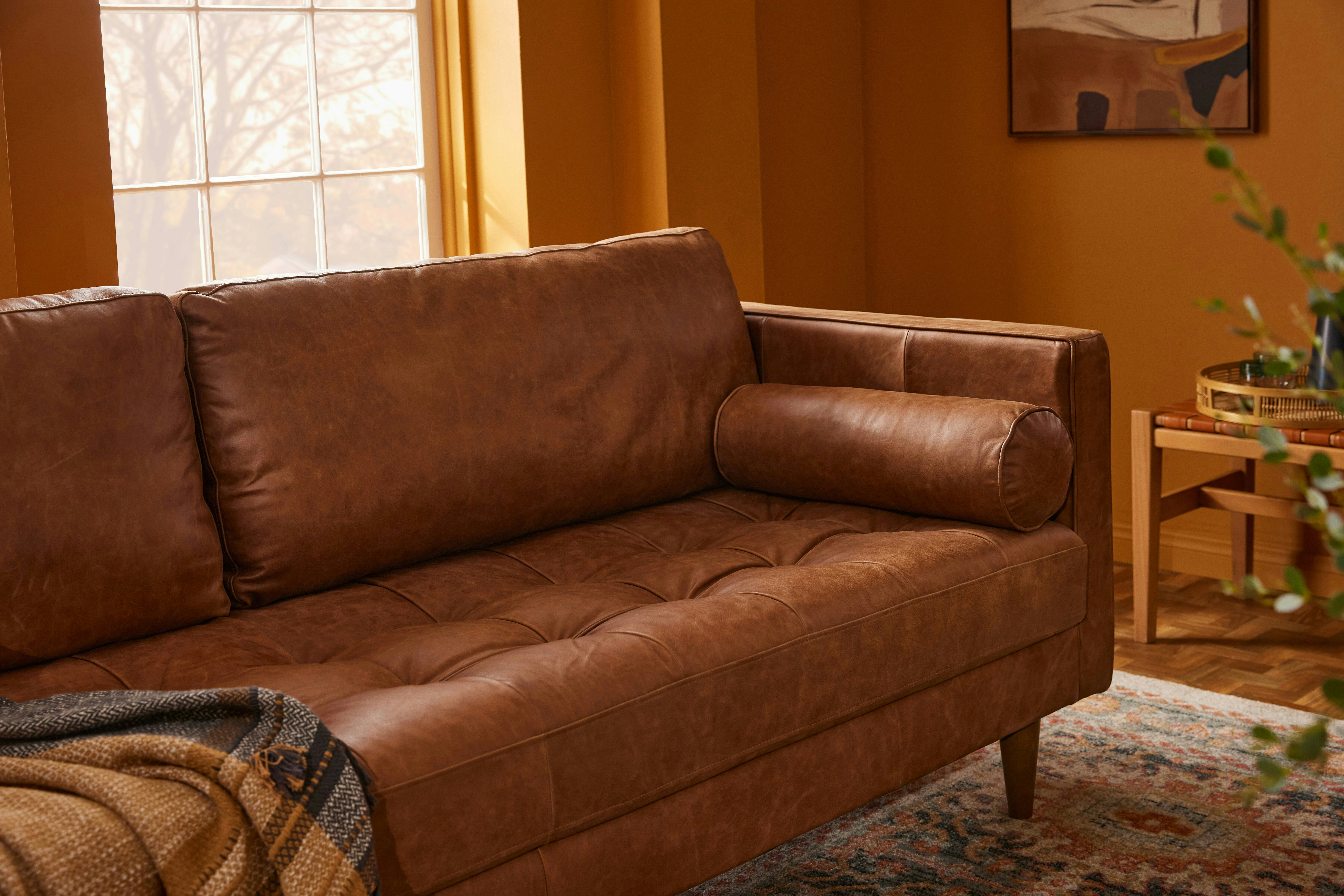 Briar Leather Sofa Santiago Ale