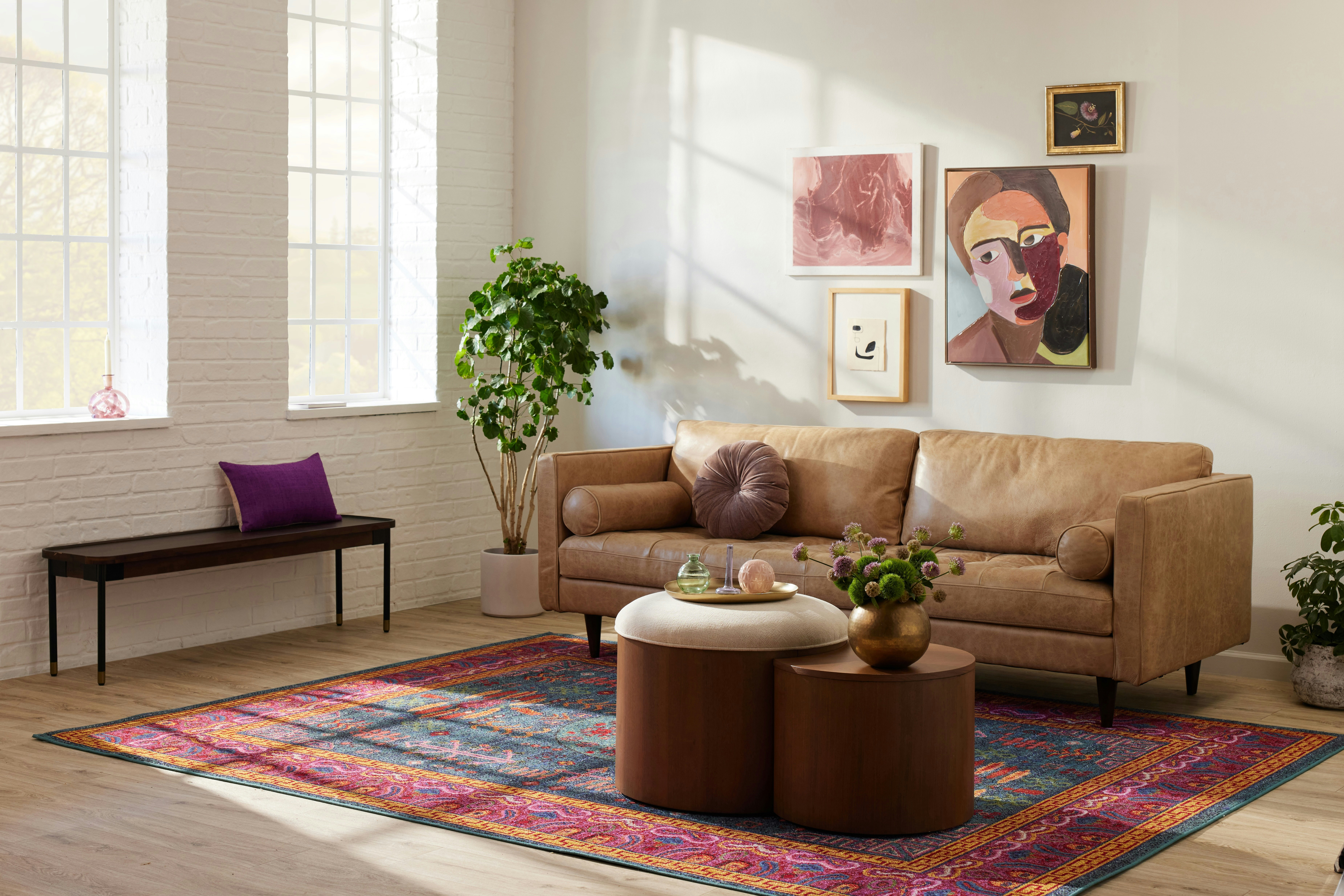 briar leather sofa santiago bisque240621