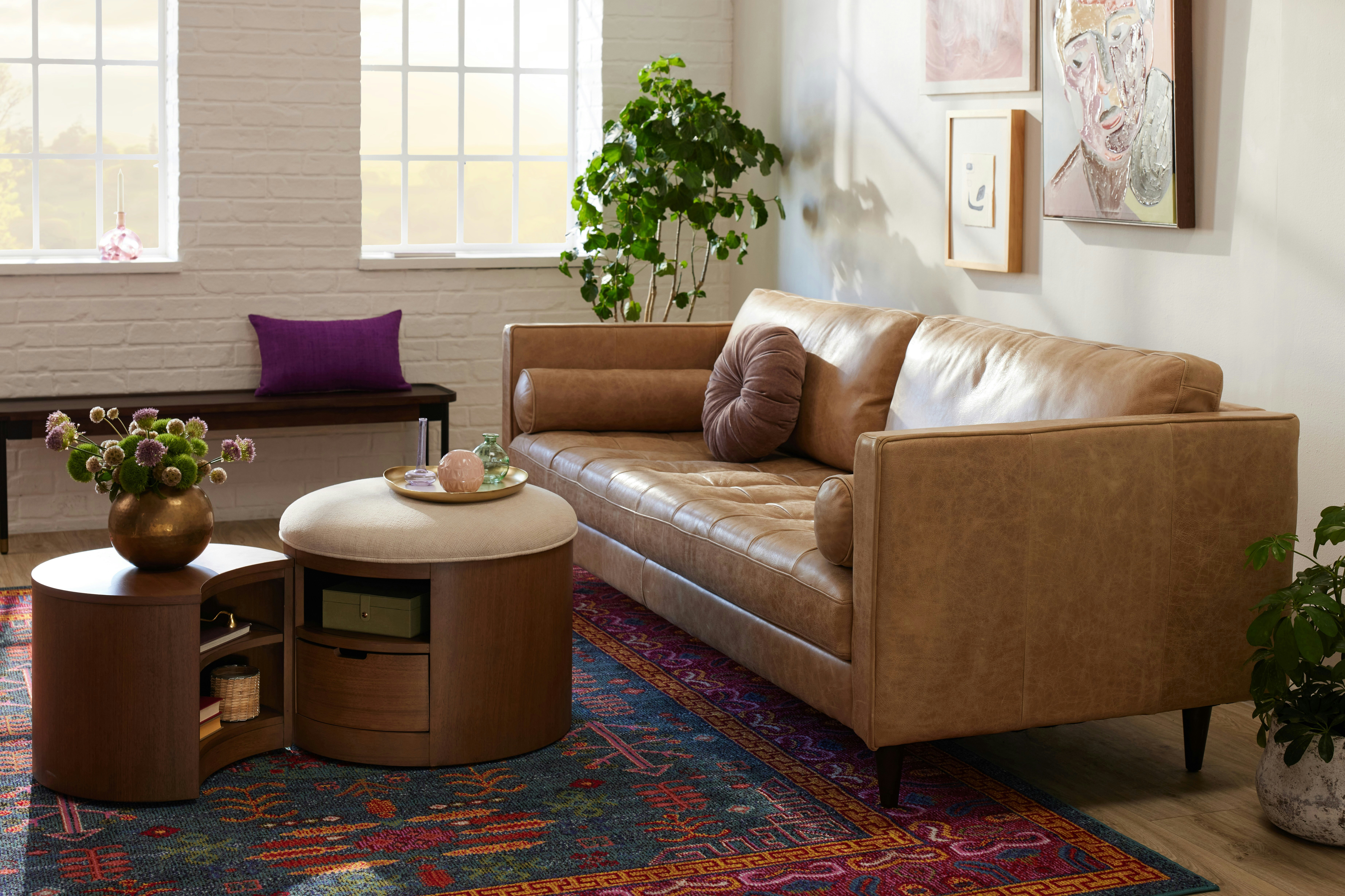 Joybird leather couch online