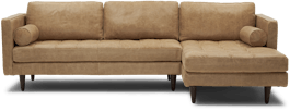 briar leather sectional santiago bisque