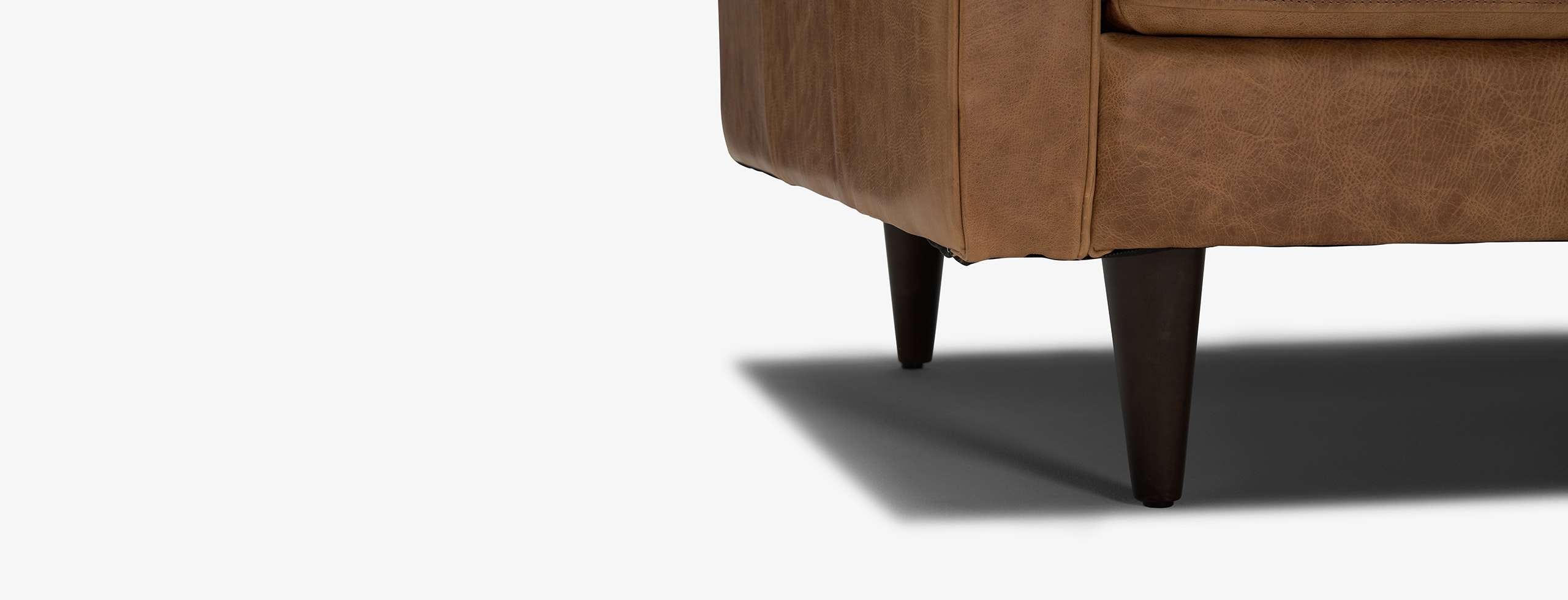 Briar Leather Sectional Santiago Cider