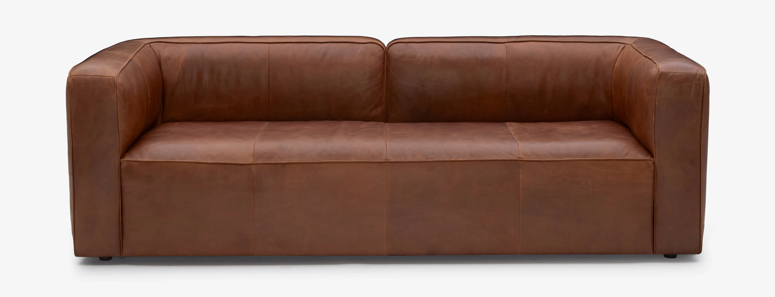 Logan Leather Sofa Academy Cuero