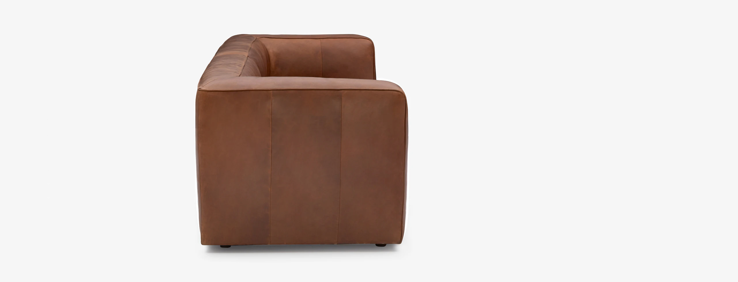 Logan Leather Sofa Academy Cuero