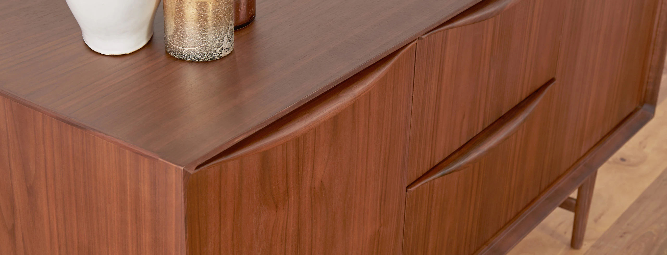 Butler small media console walnut lastudio hero