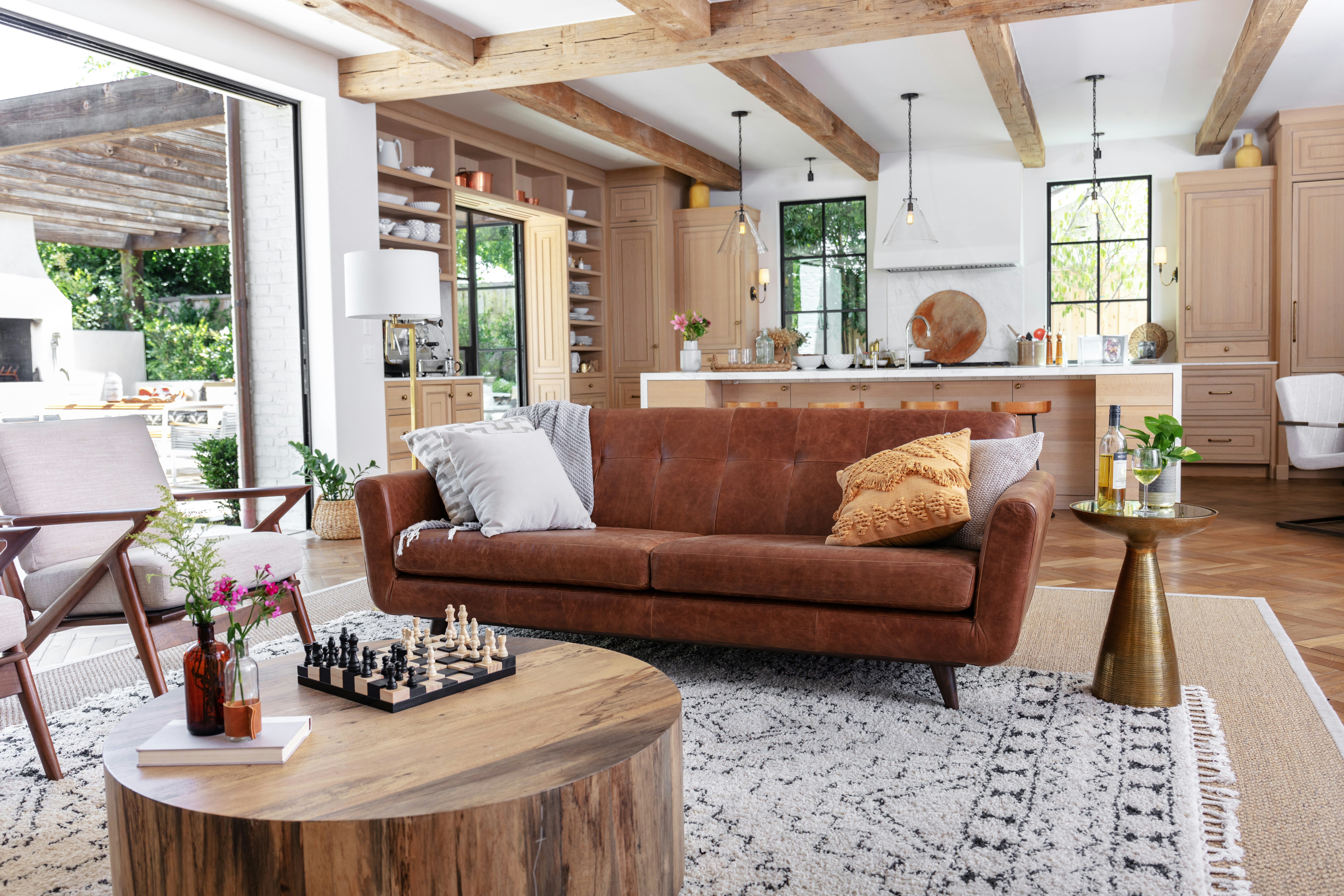 RAW Hughes Leather Sofa Santiago Ale