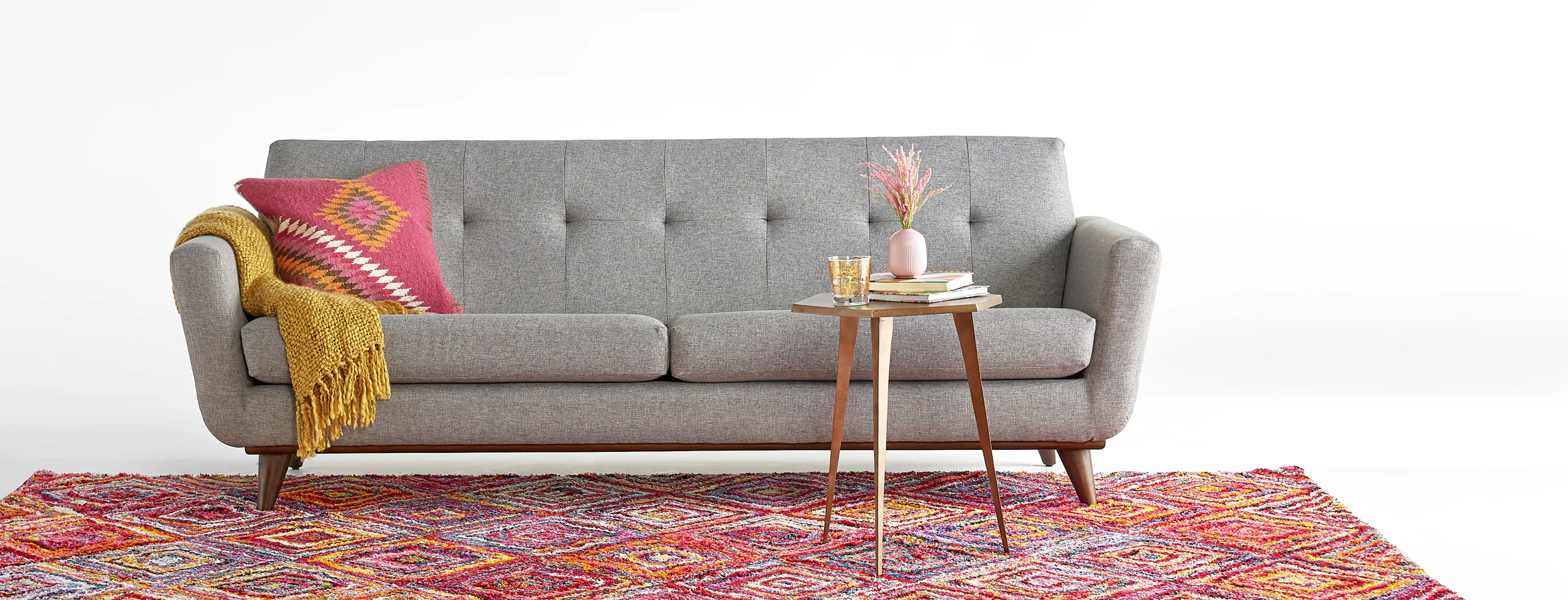 Hughes Sofa Taylor Felt grey lastudio hero