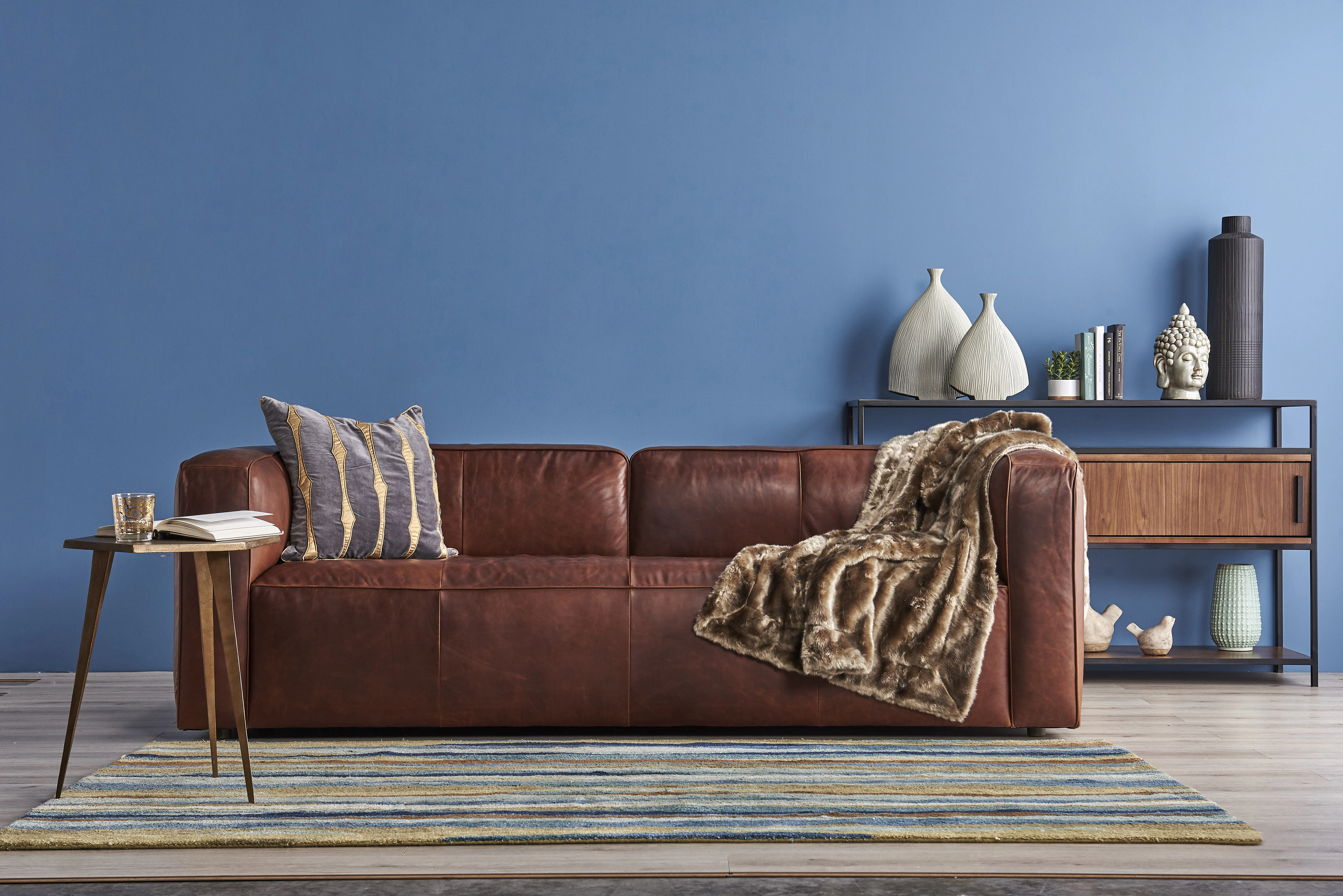 hero logan leather sofa lastudio