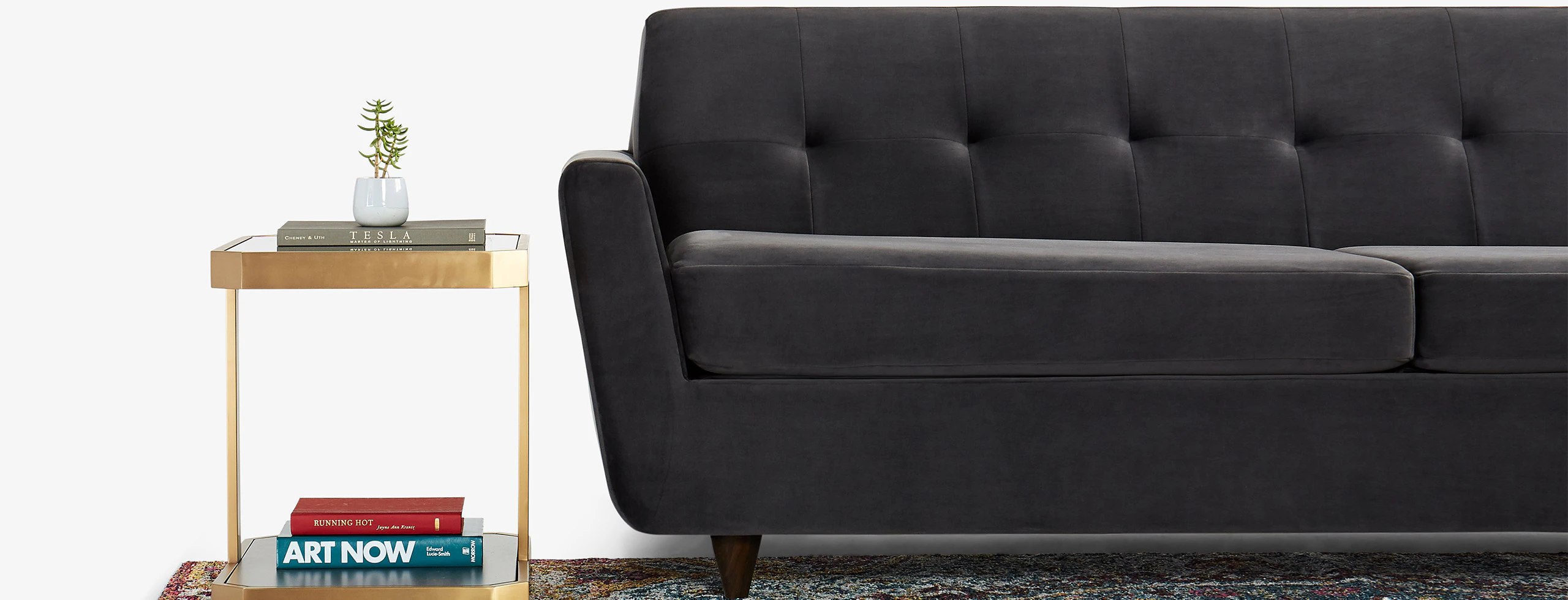 Hughes Storage Sofa Royal Gunmetal