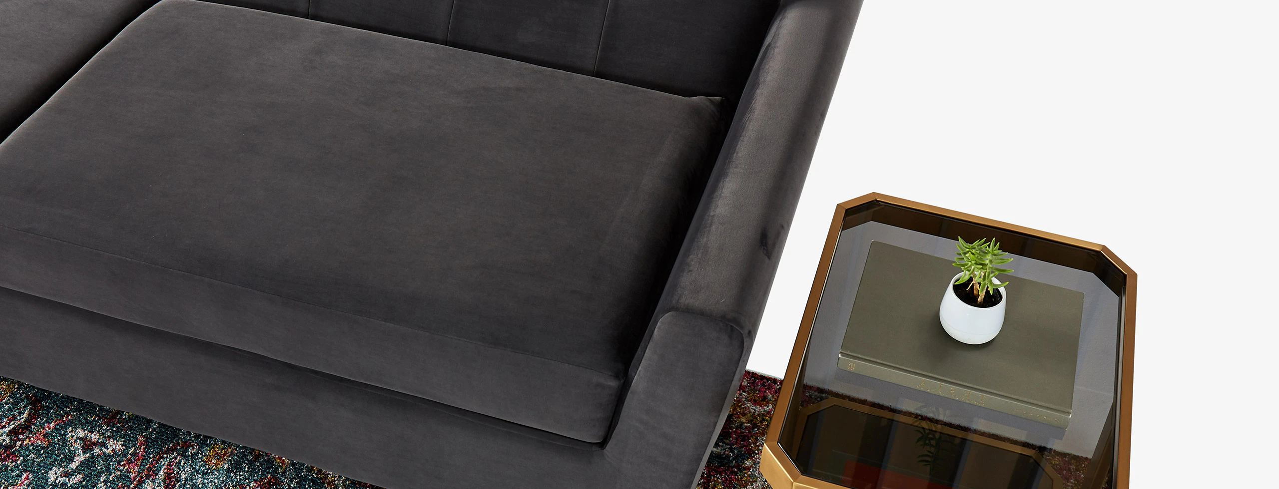 Hughes Storage Sofa Royal Gunmetal