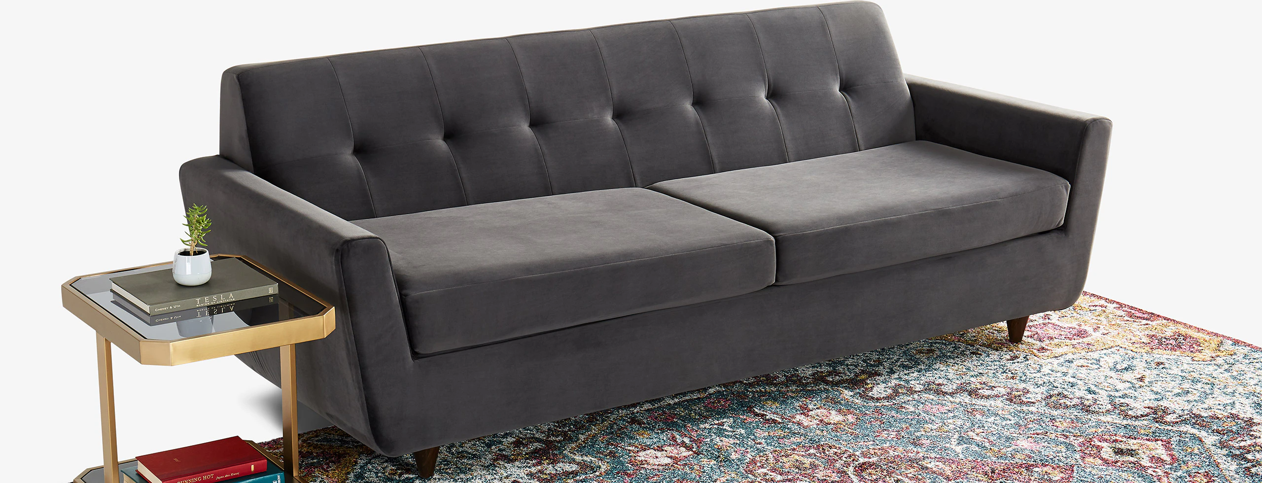 Hughes Storage Sofa Royal Gunmetal