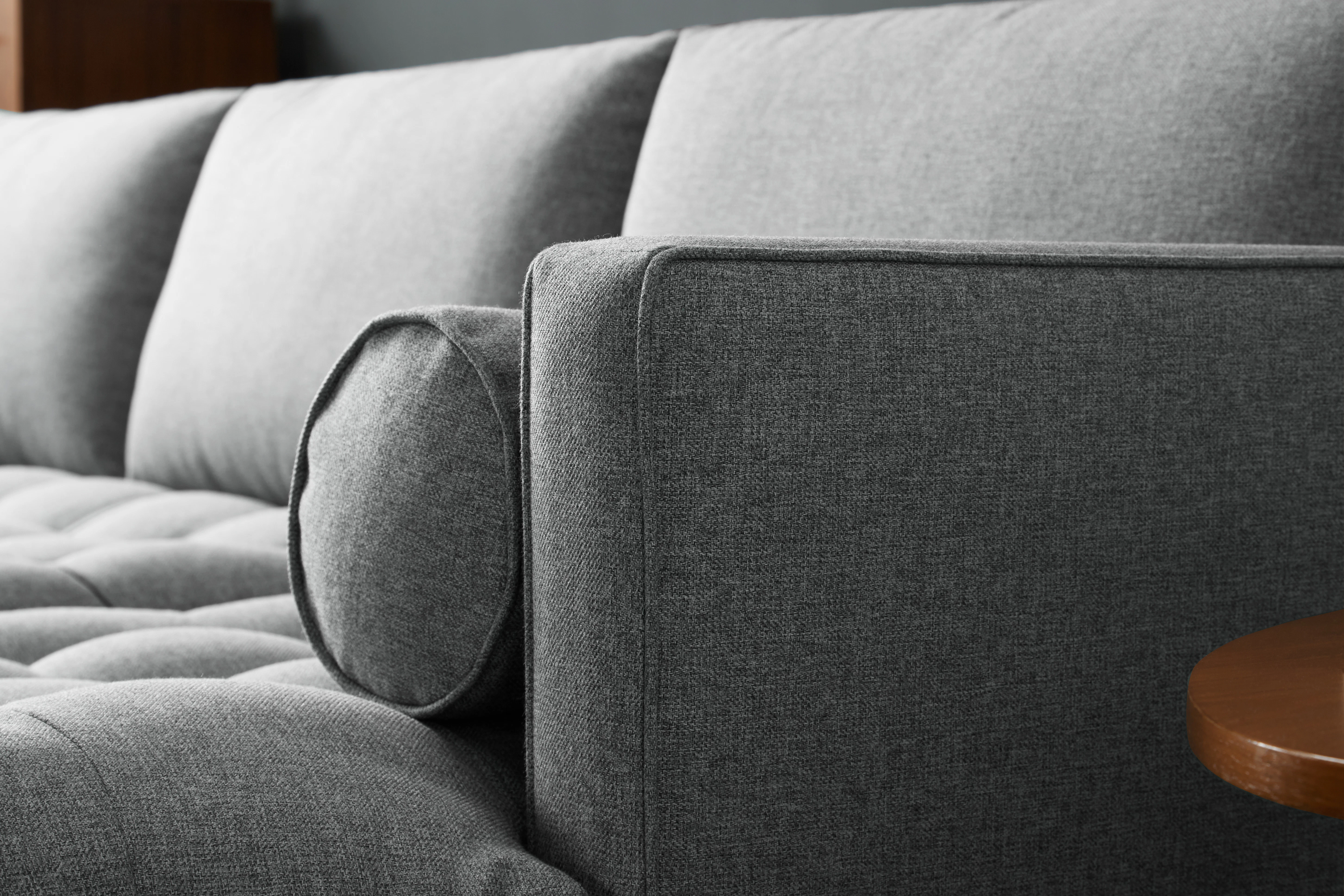 Briar Storage Sectional Taylor Felt Grey
