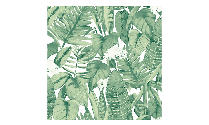 Green Tropical Jungle Wallpaper | Joybird