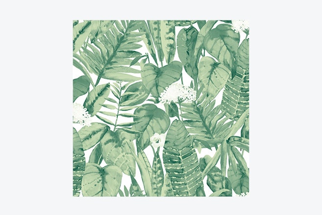 green tropical jungle wallpaper