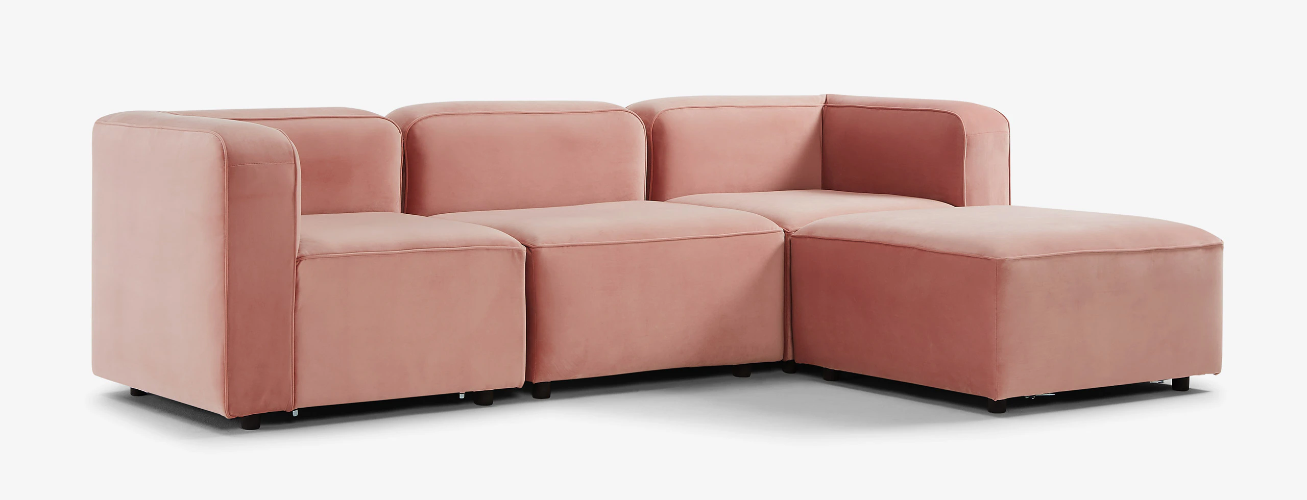 Logan Modular Sectional Royale Blush