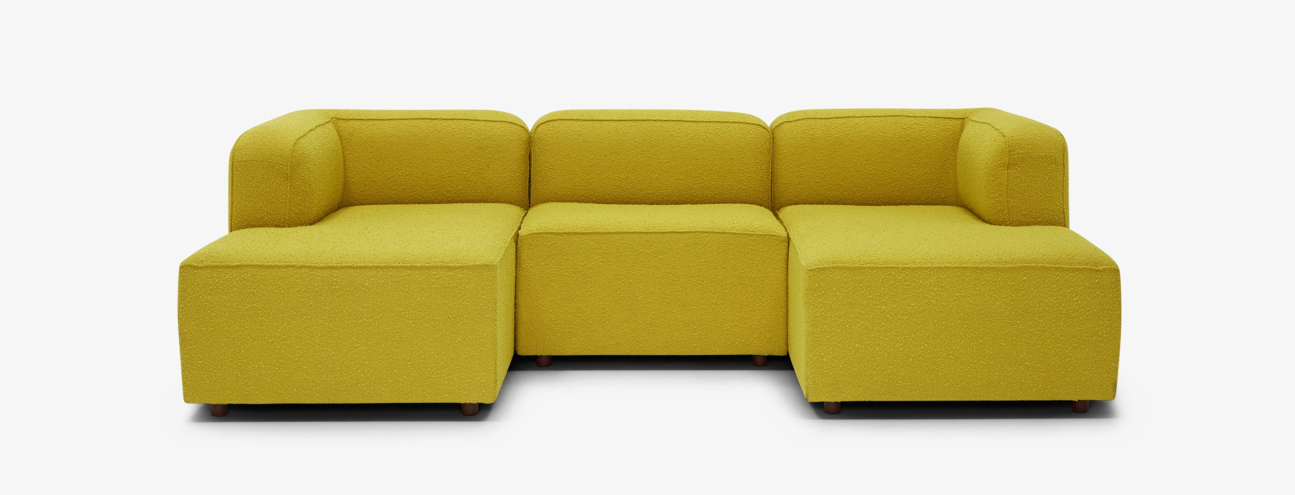 Logan Sectional Bloke Goldenrod