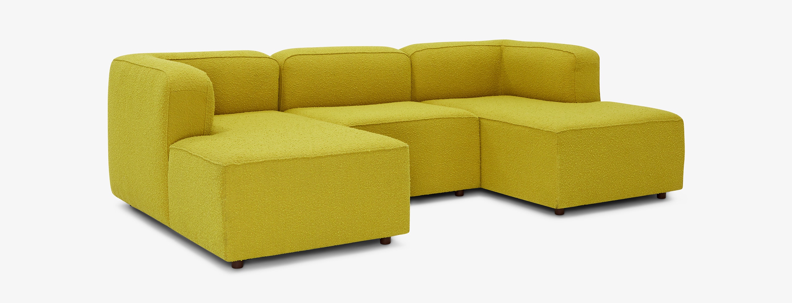 Logan Sectional Bloke Goldenrod
