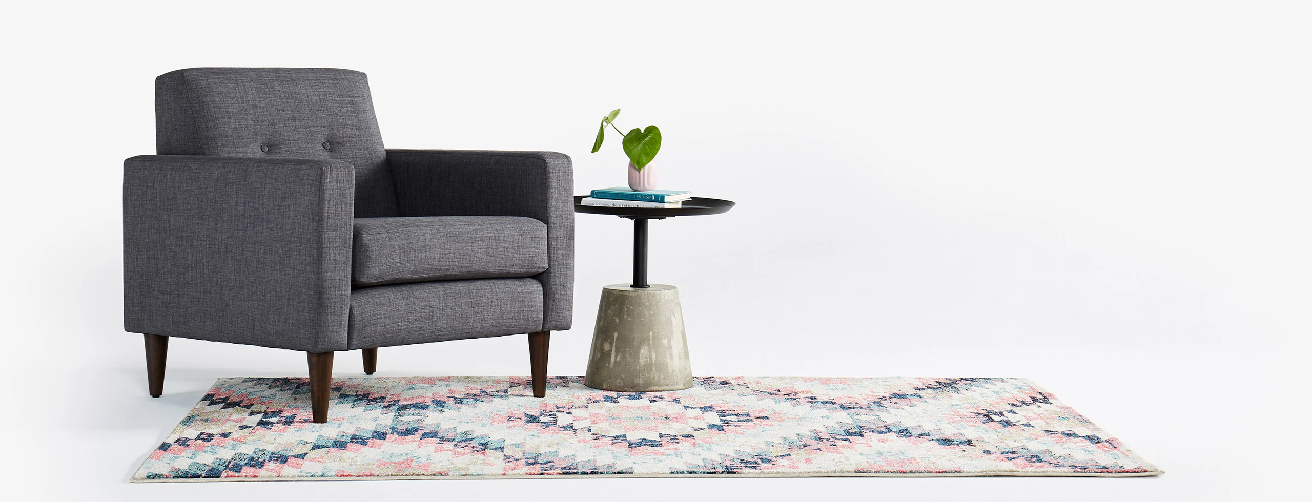 Korver Apt Chair Bennett Charcoal